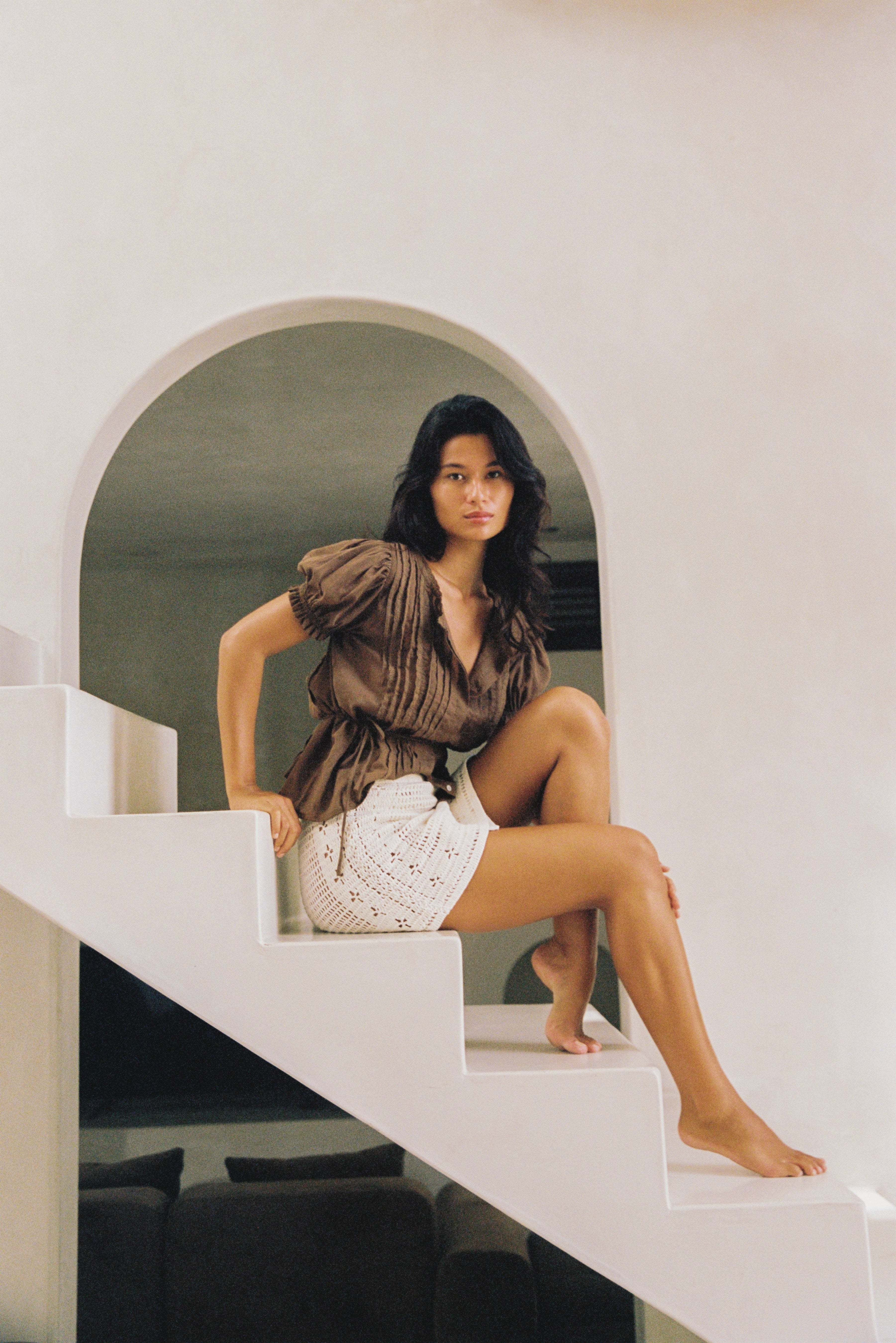 Banksia Blouse | Cocoa