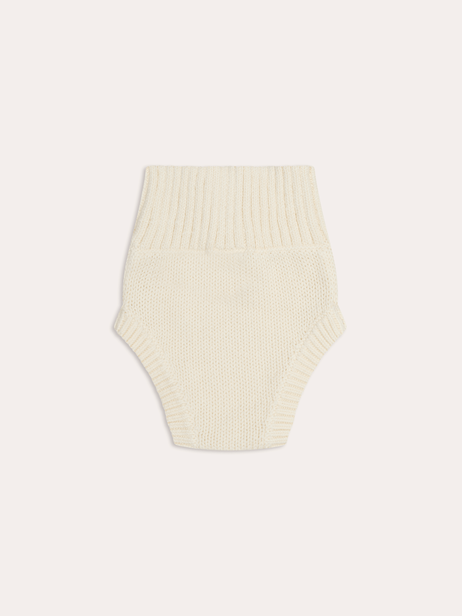 Unisex Dusky Knit Baby Bloomer | Vanilla