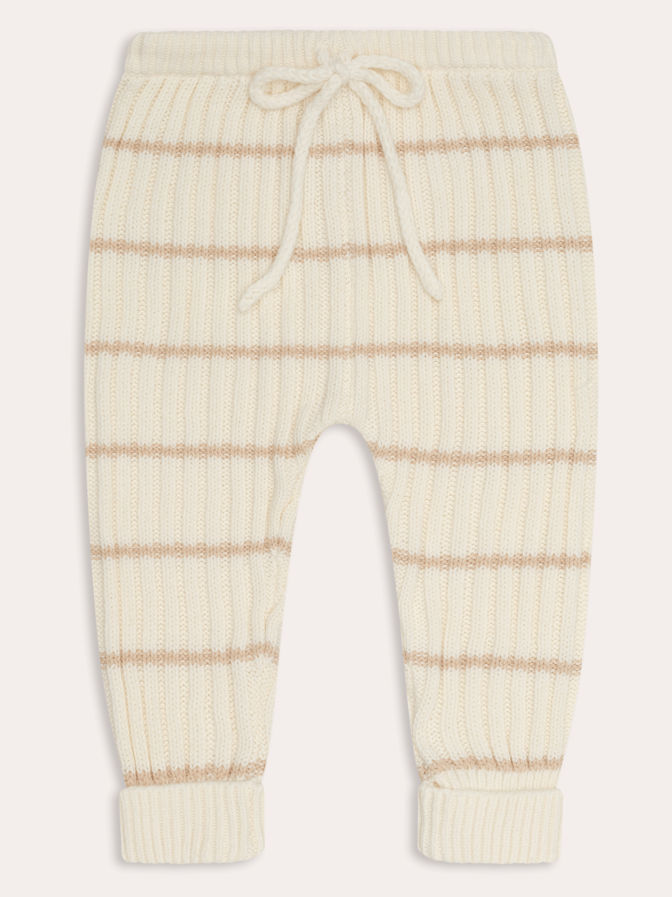 Joey baby knit Pants | Sand Stripe