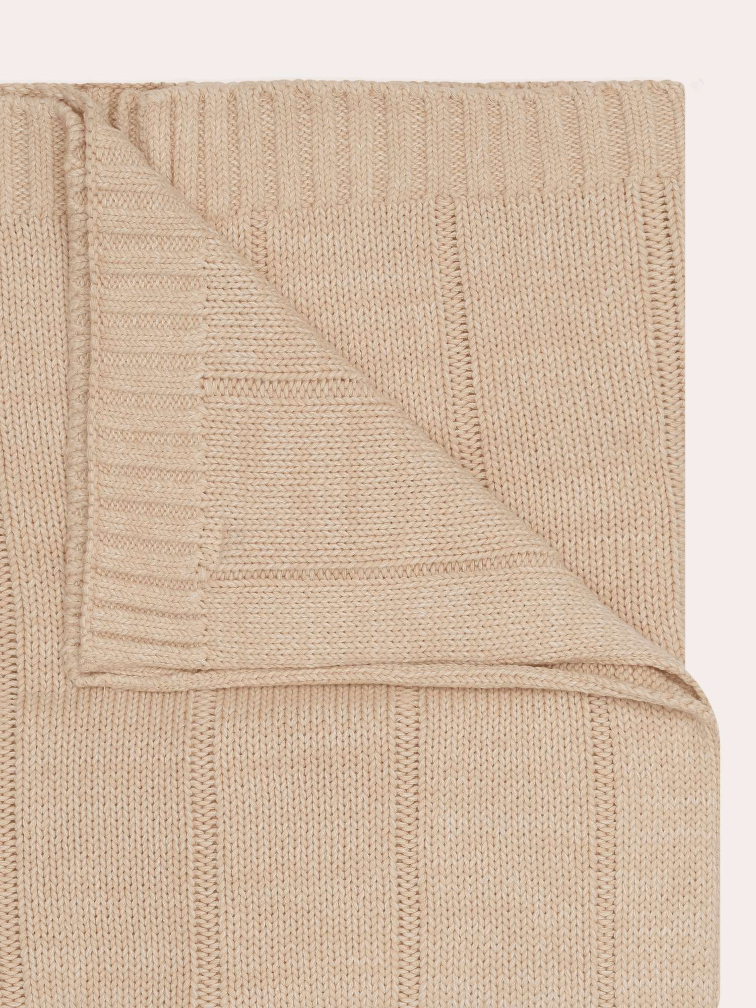 Unisex Baby Knit Blanket | Sand
