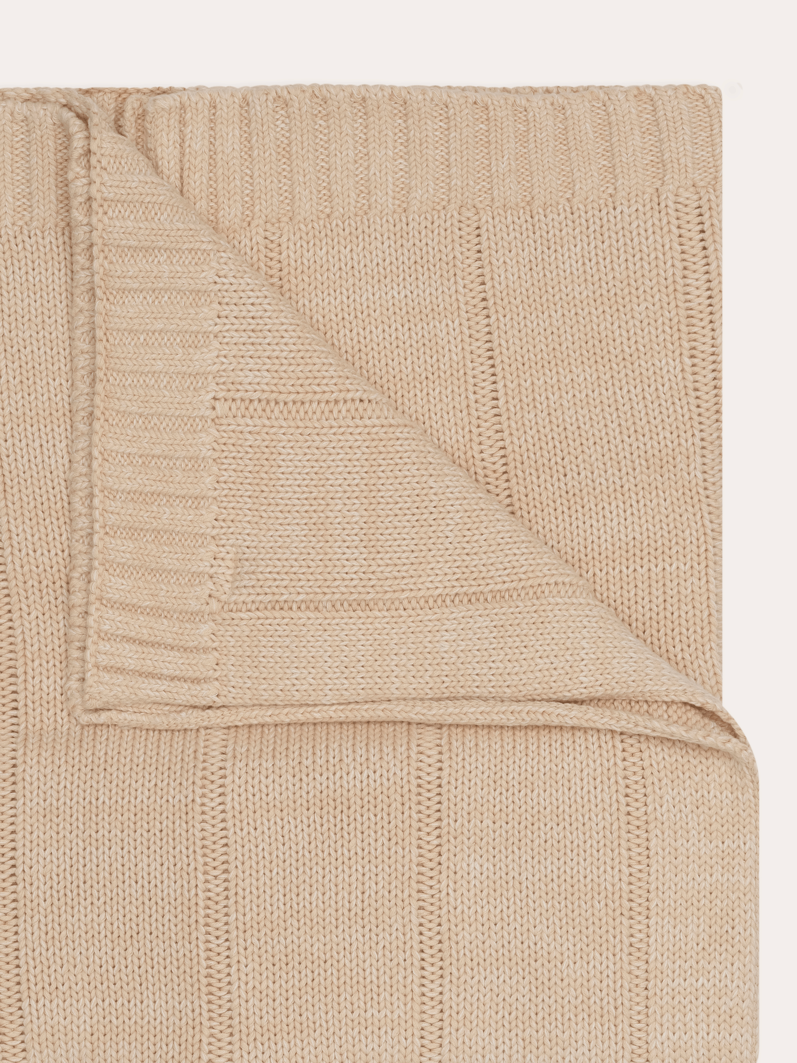Unisex Baby Knit Blanket | Sand