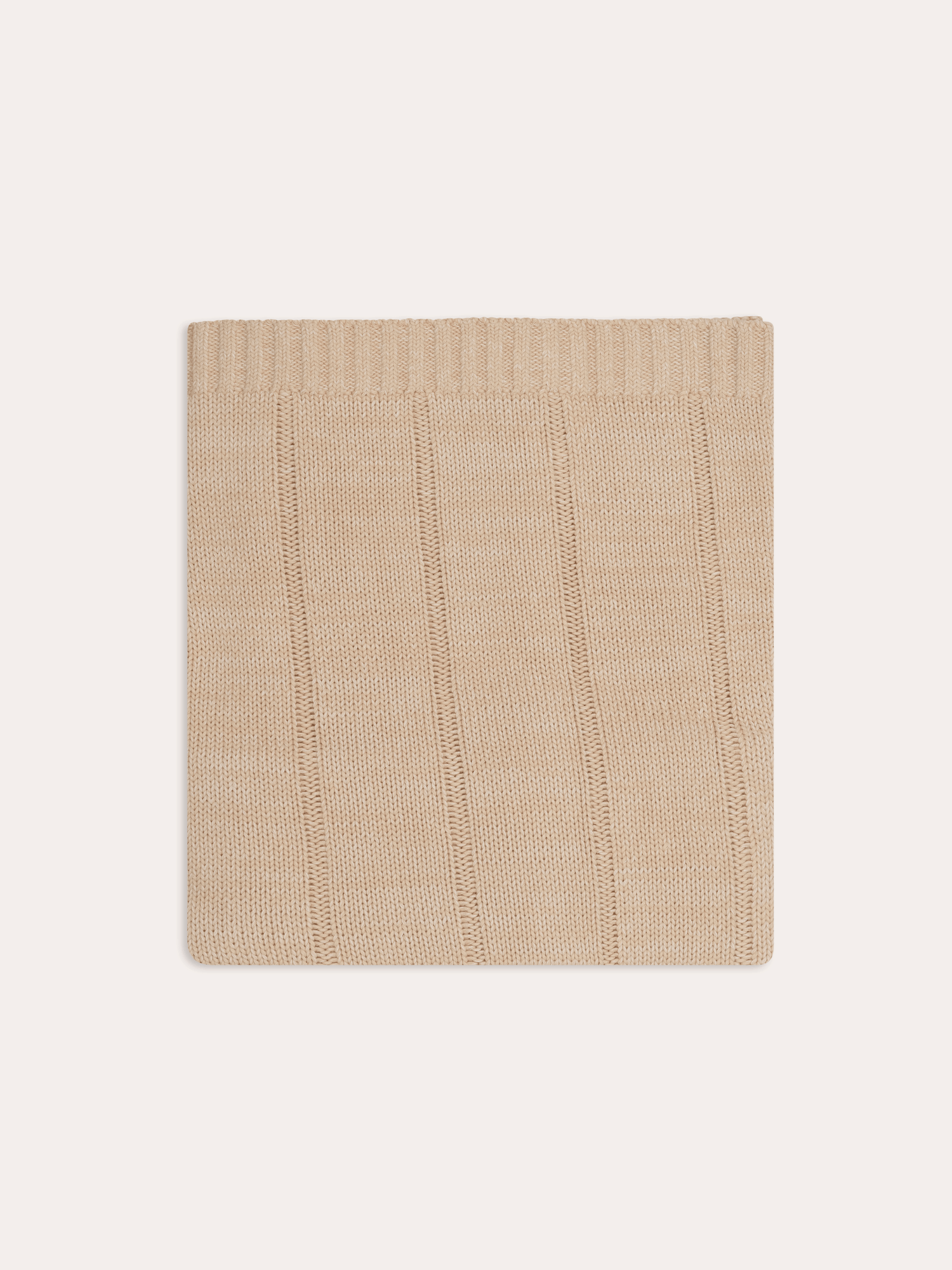 Unisex Baby Knit Blanket | Sand
