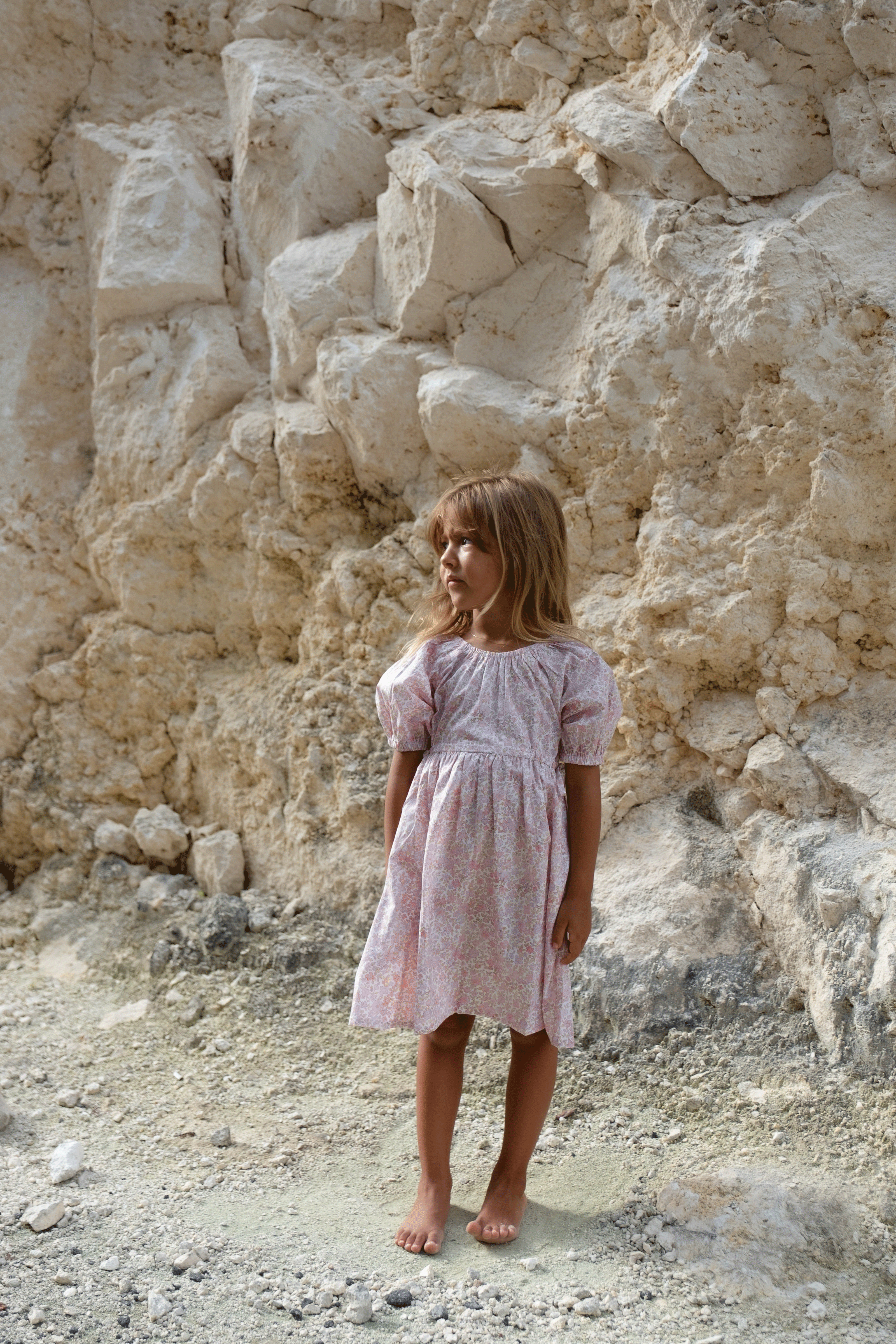 Florence Dress | Lavender Bloom Print