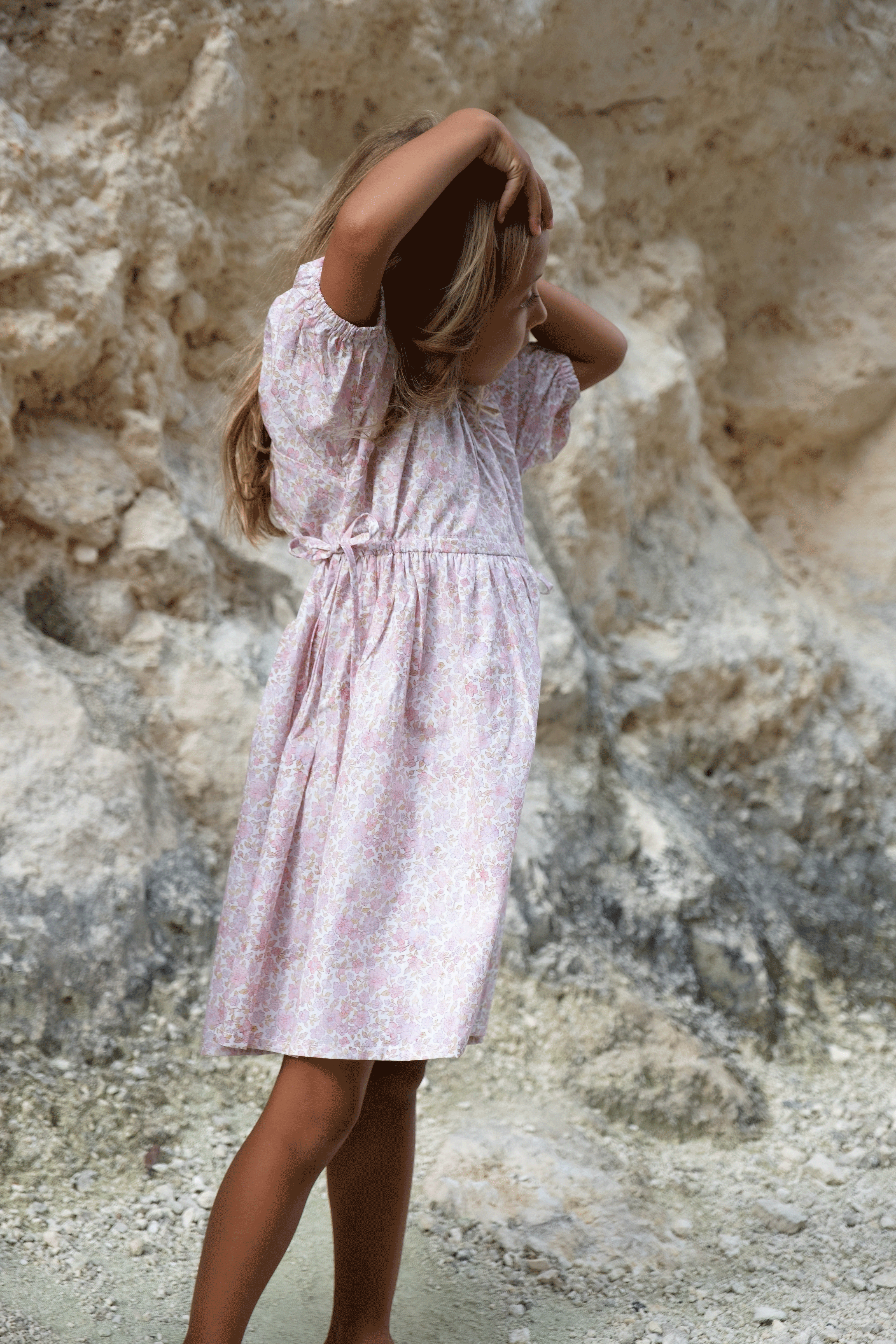 Florence Dress | Lavender Bloom Print