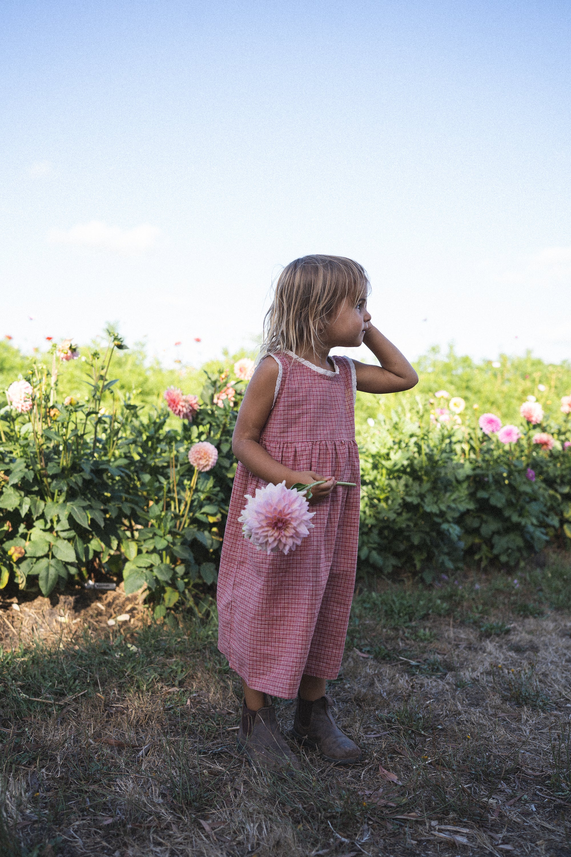 Eden Dress | Red Plaid