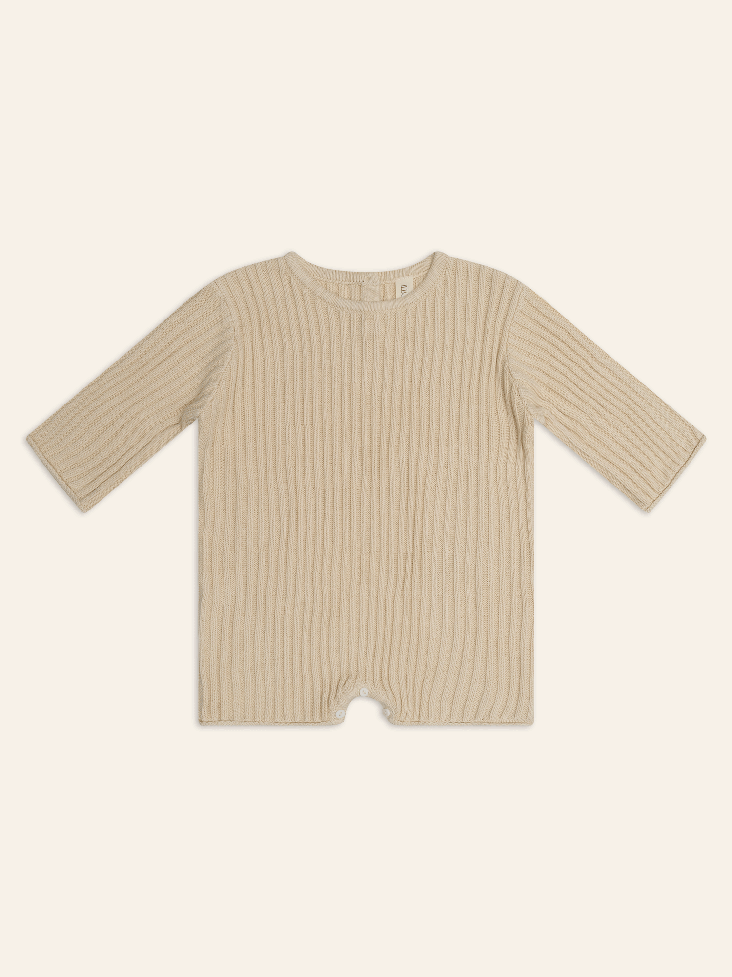 Essential Knit Romper | Biscuit