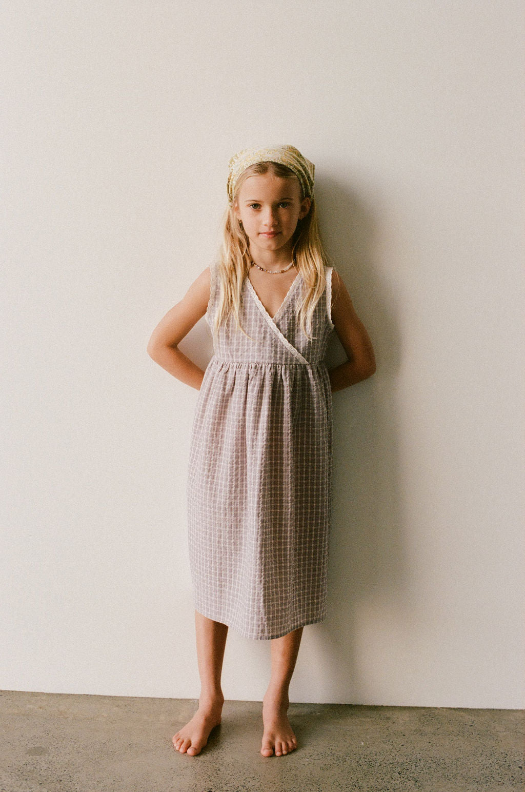 Eden Dress | Mauve Plaid