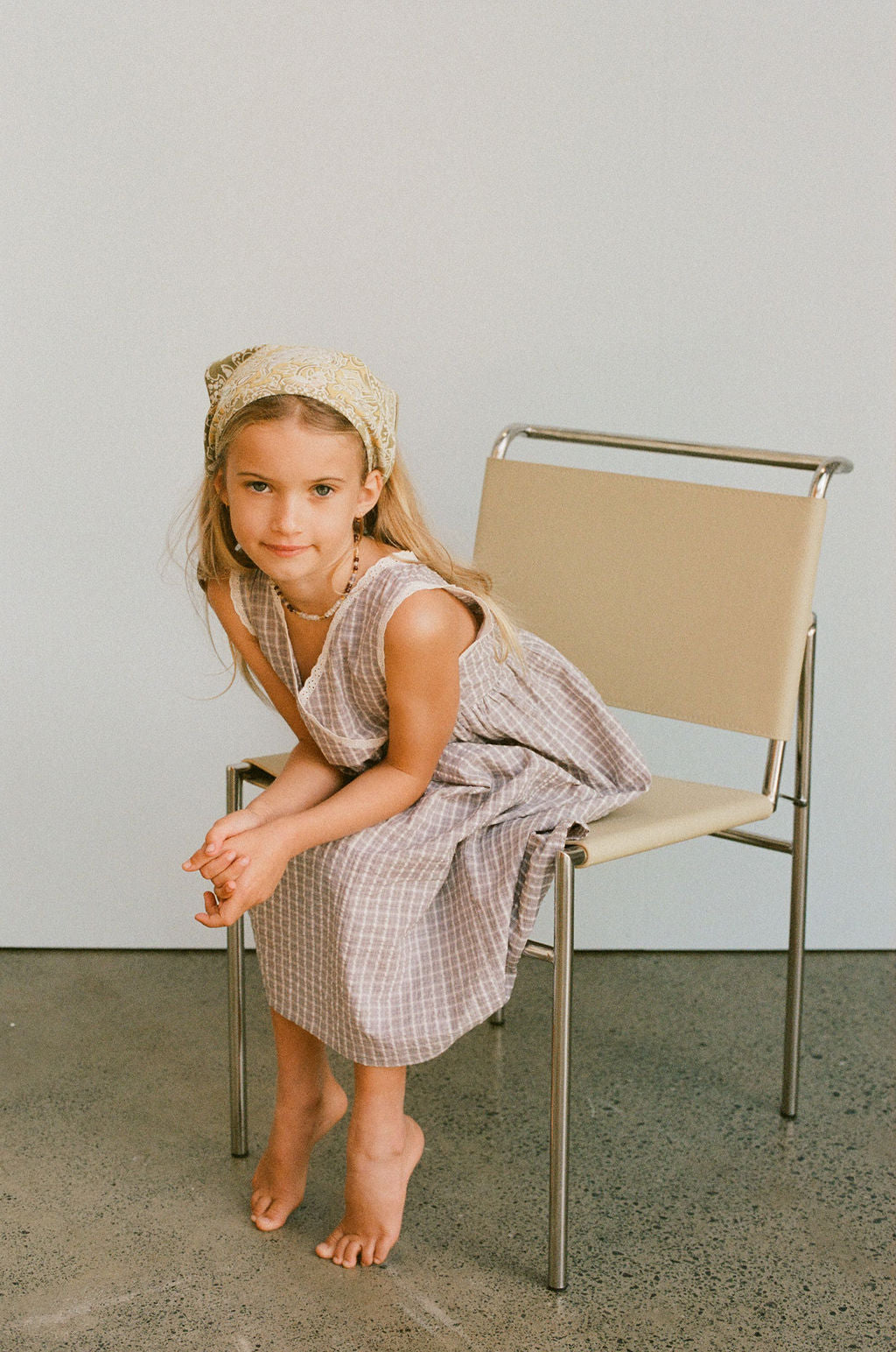 Eden Dress | Mauve Plaid