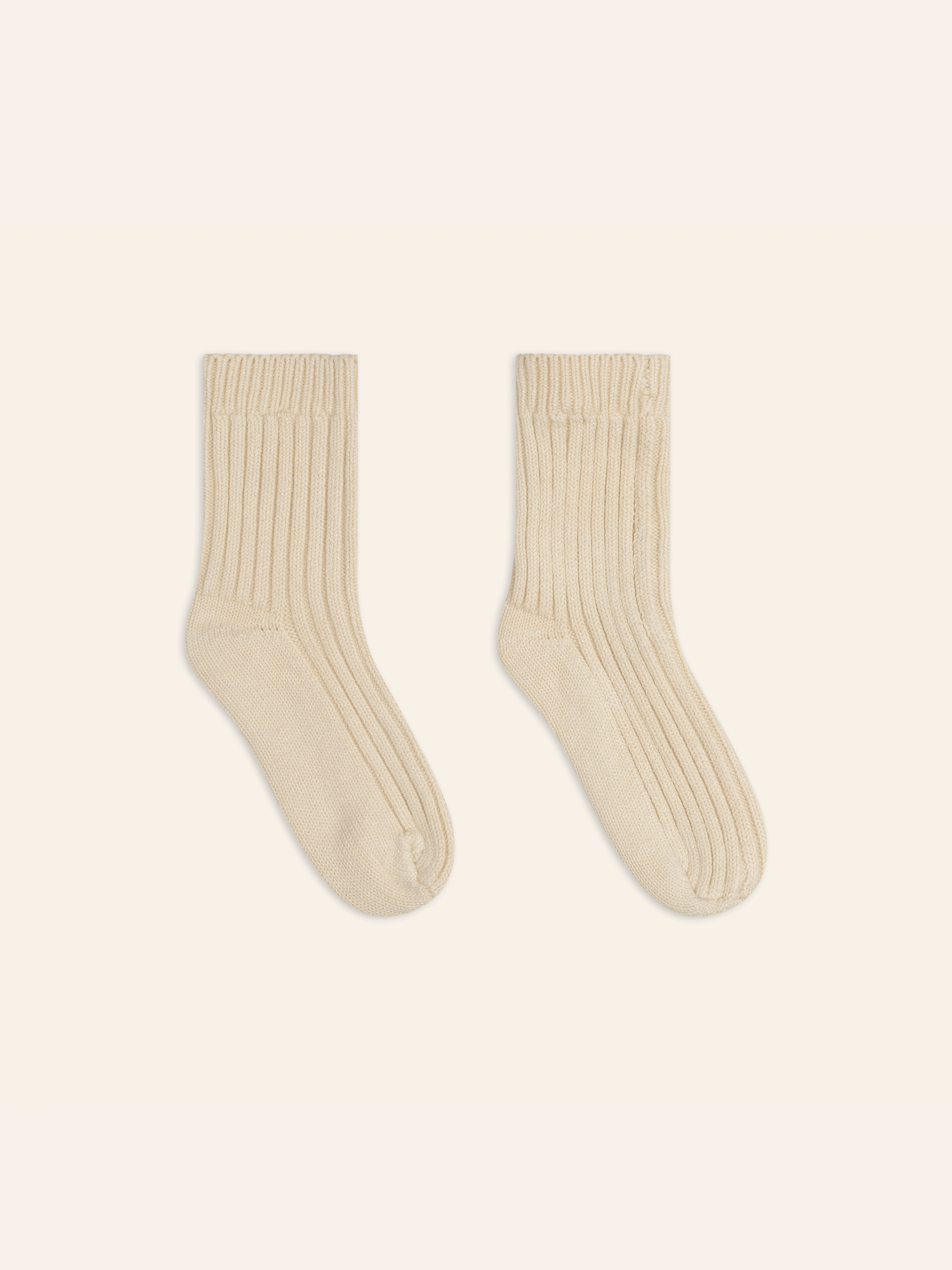 Knit Socks | Biscuit