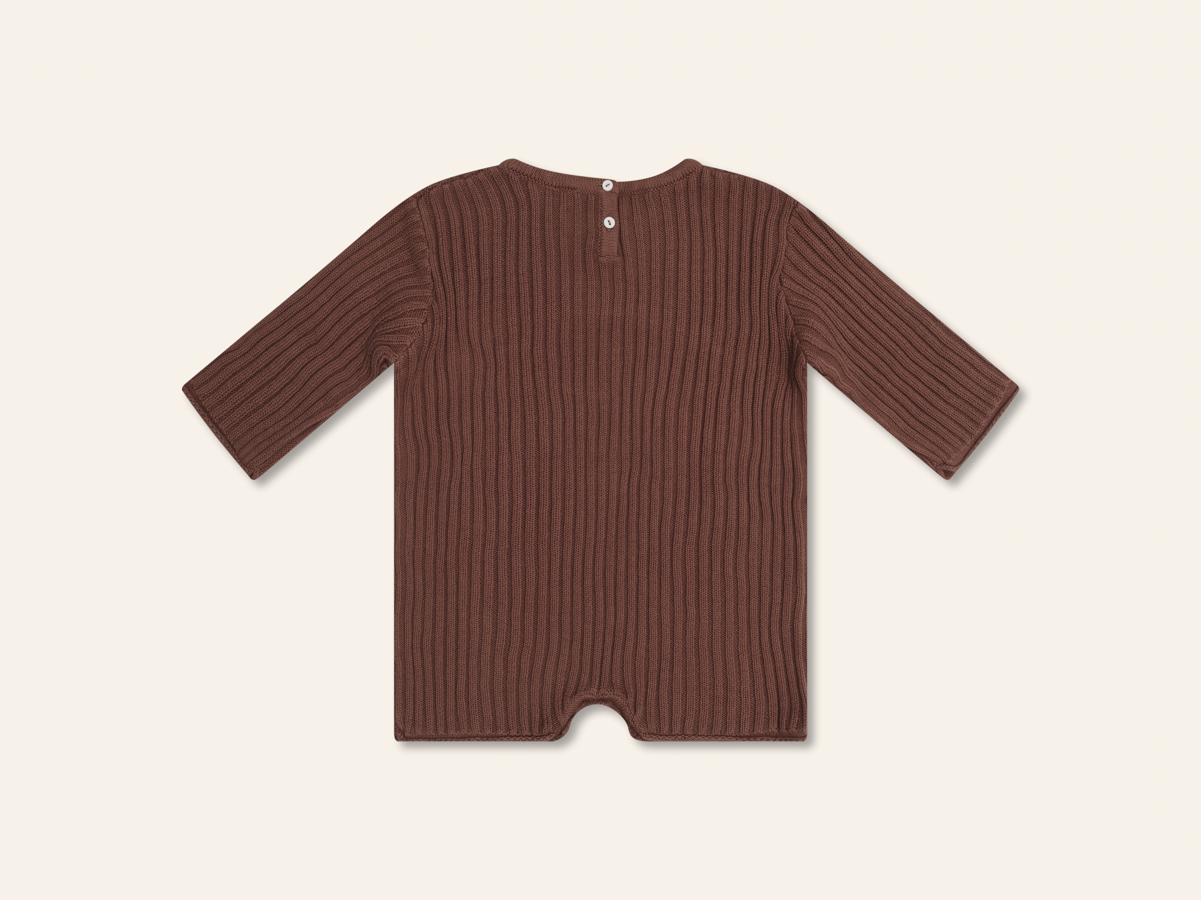 Essential Knit Romper | Cocoa
