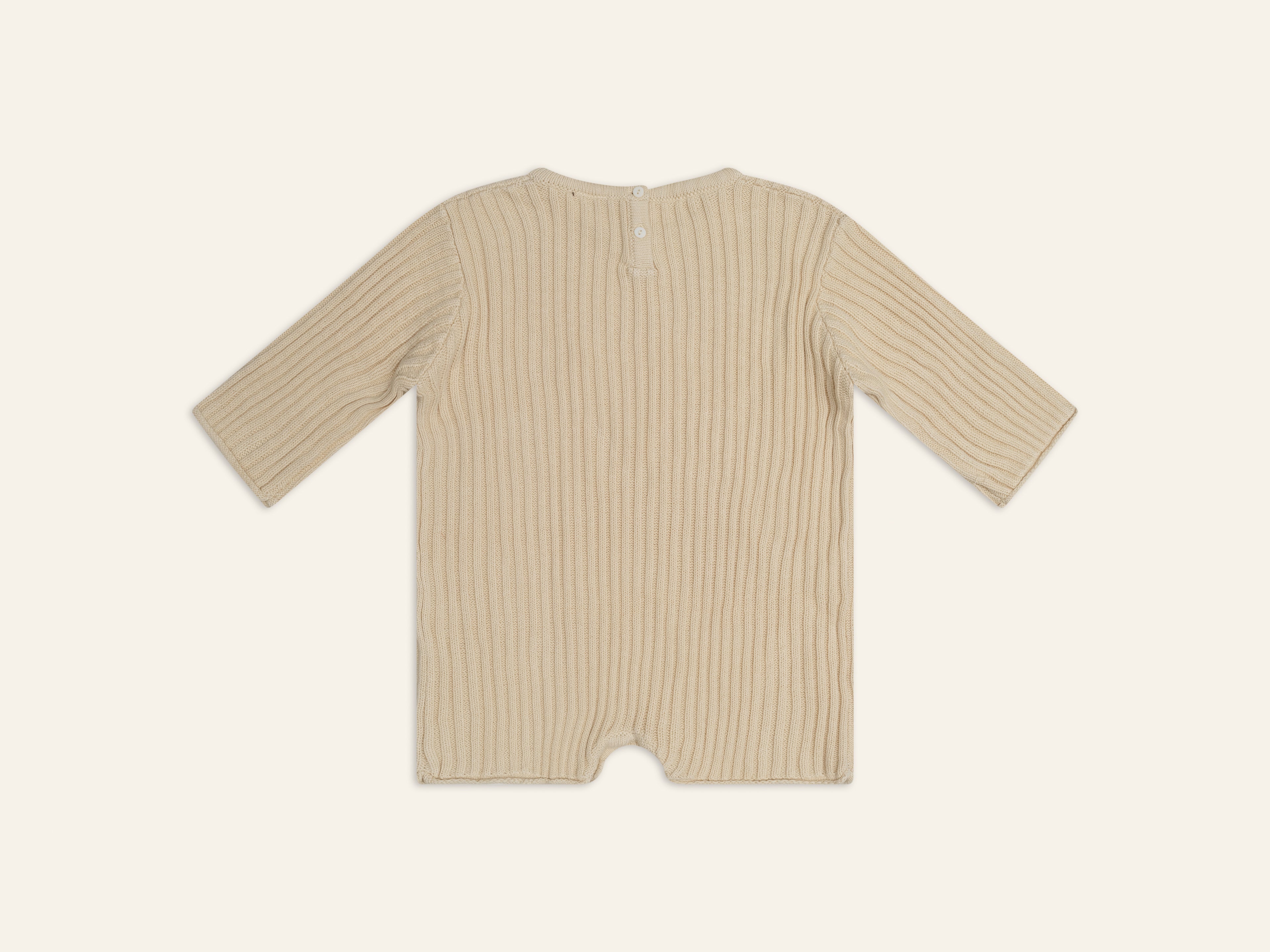 Essential Knit Romper | Biscuit