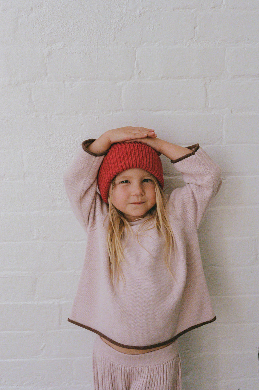 Knit Beanie | Chilli