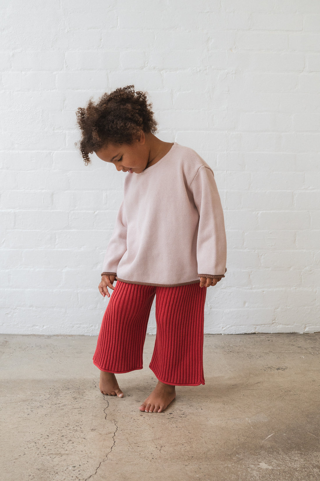 Essential Knit Jumper | Dusty Pink