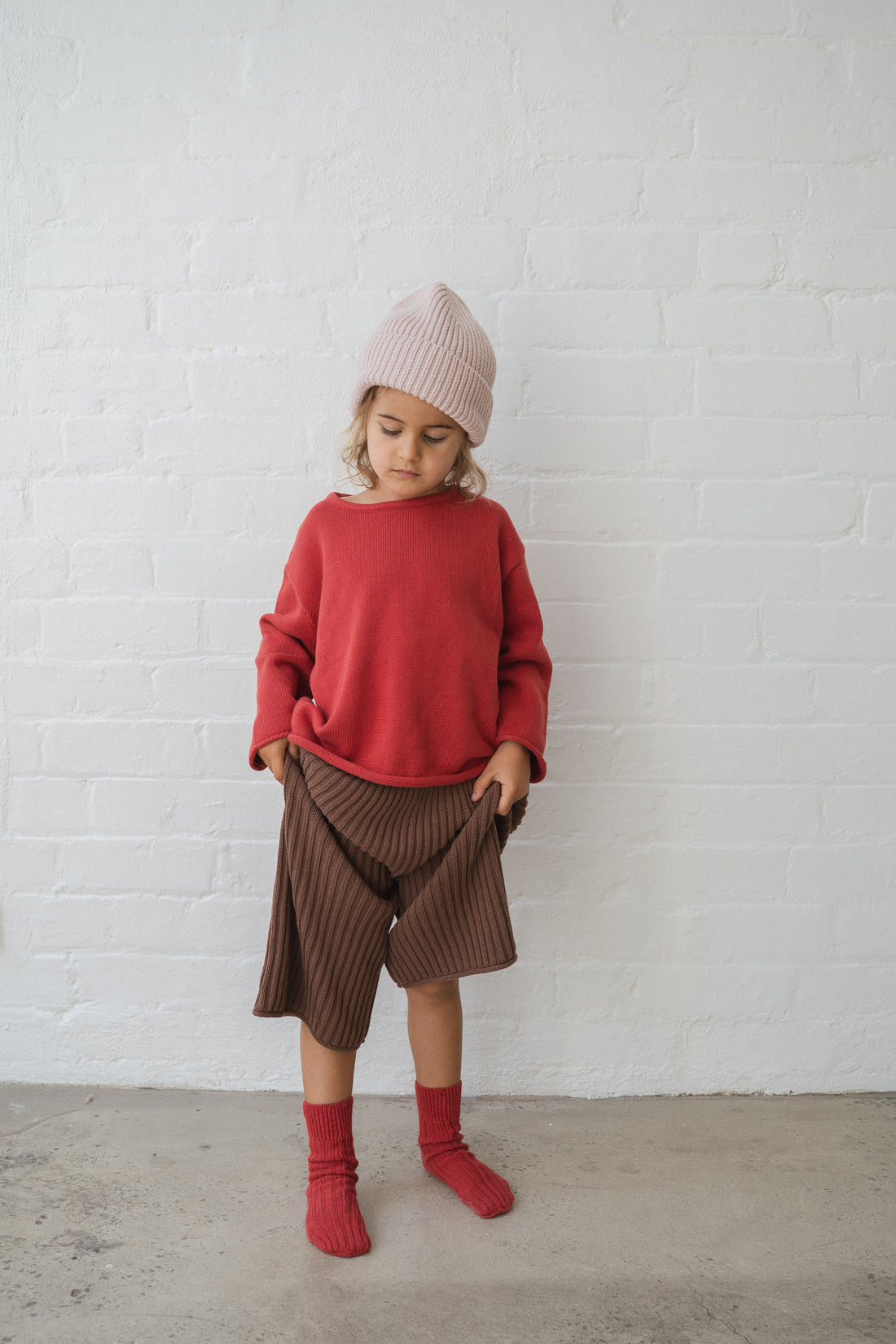 Essential Knit Jumper | Chilli