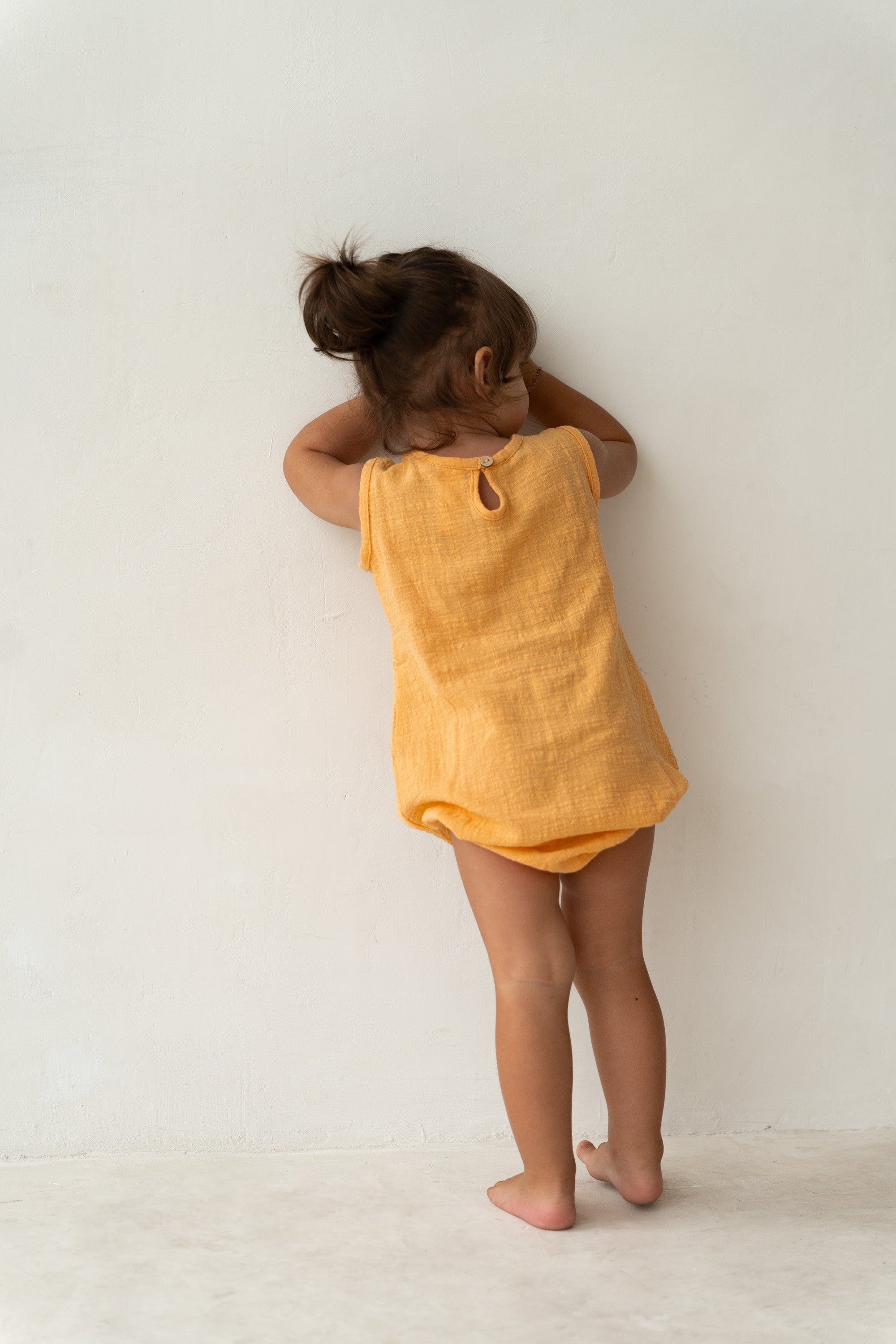 Unisex child cotton romper