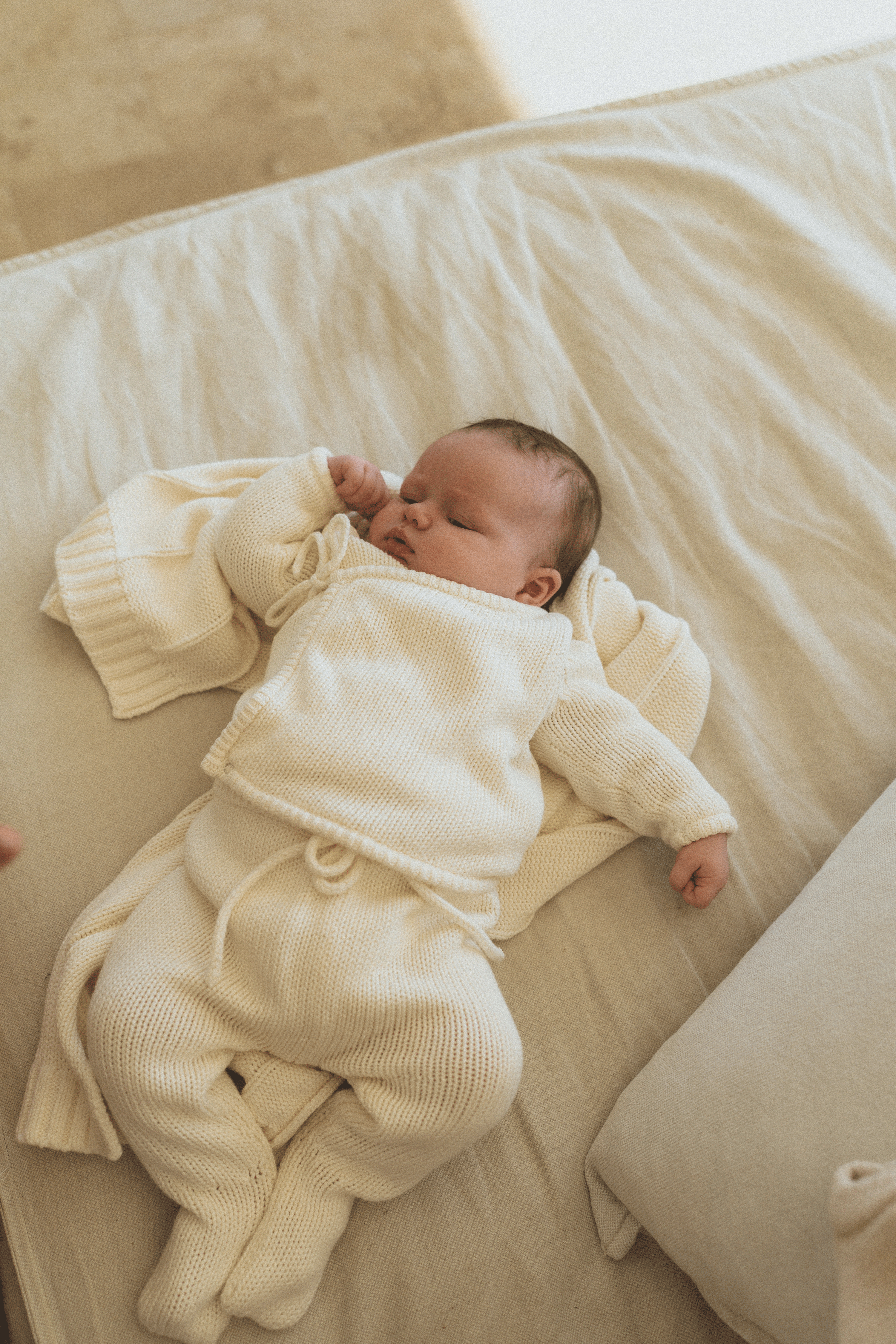 Poet baby knit Jumper | Vanilla