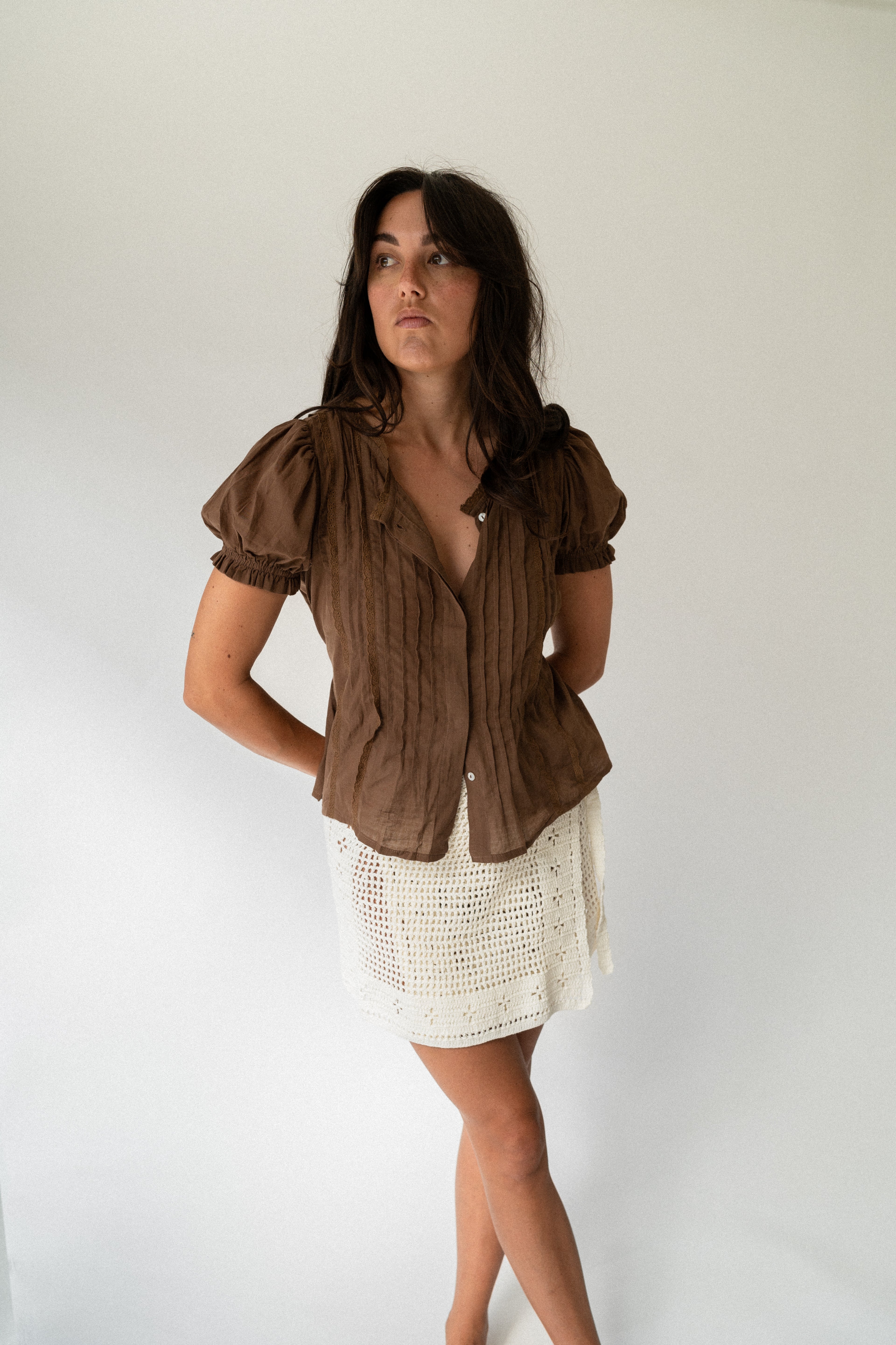 Banksia Blouse | Cocoa
