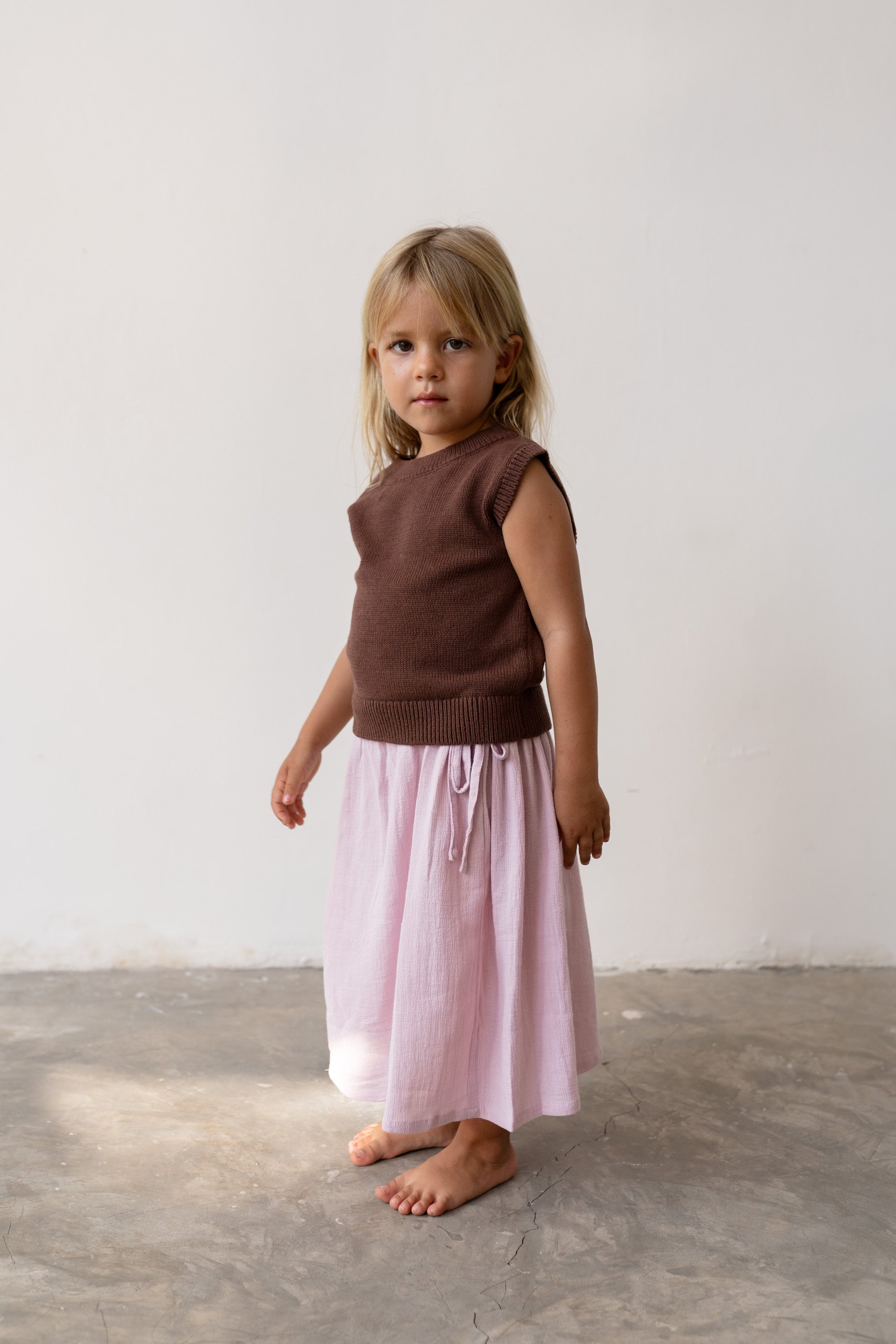 Knit Vest | Cocoa