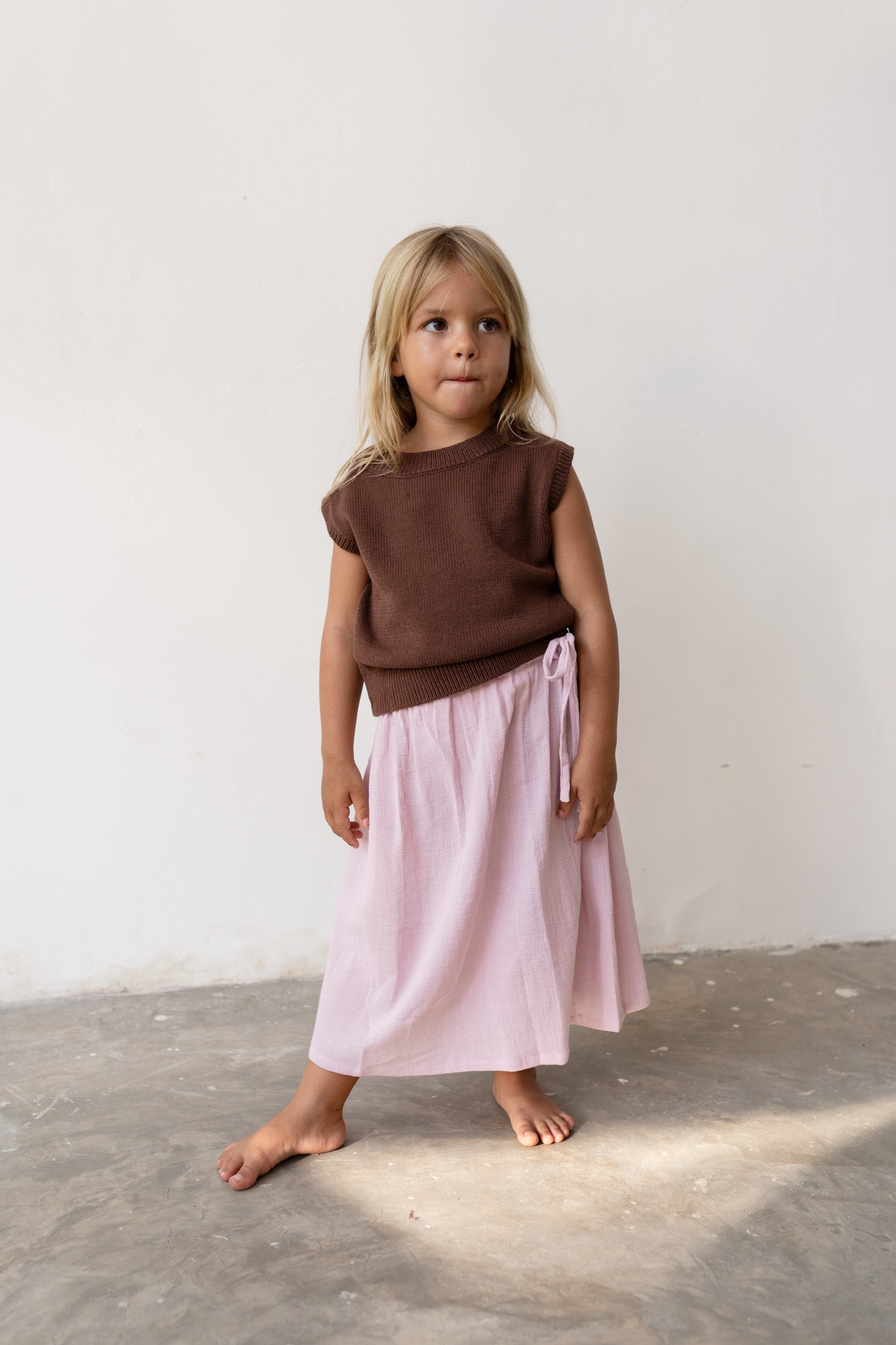 Knit Vest | Cocoa
