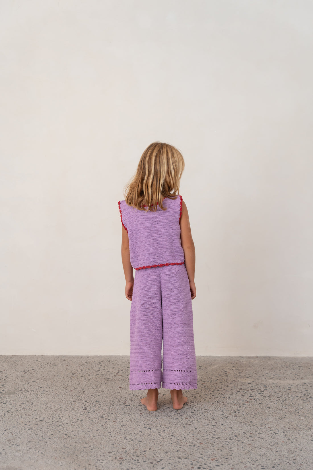 Crochet Vest | Lilac