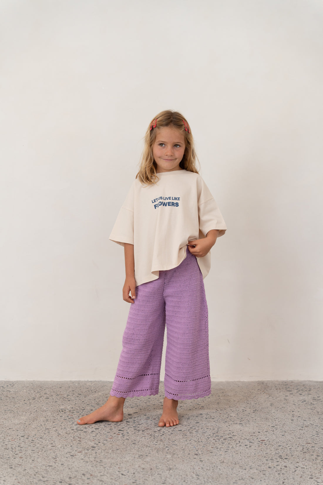 Crochet Pants | Lilac
