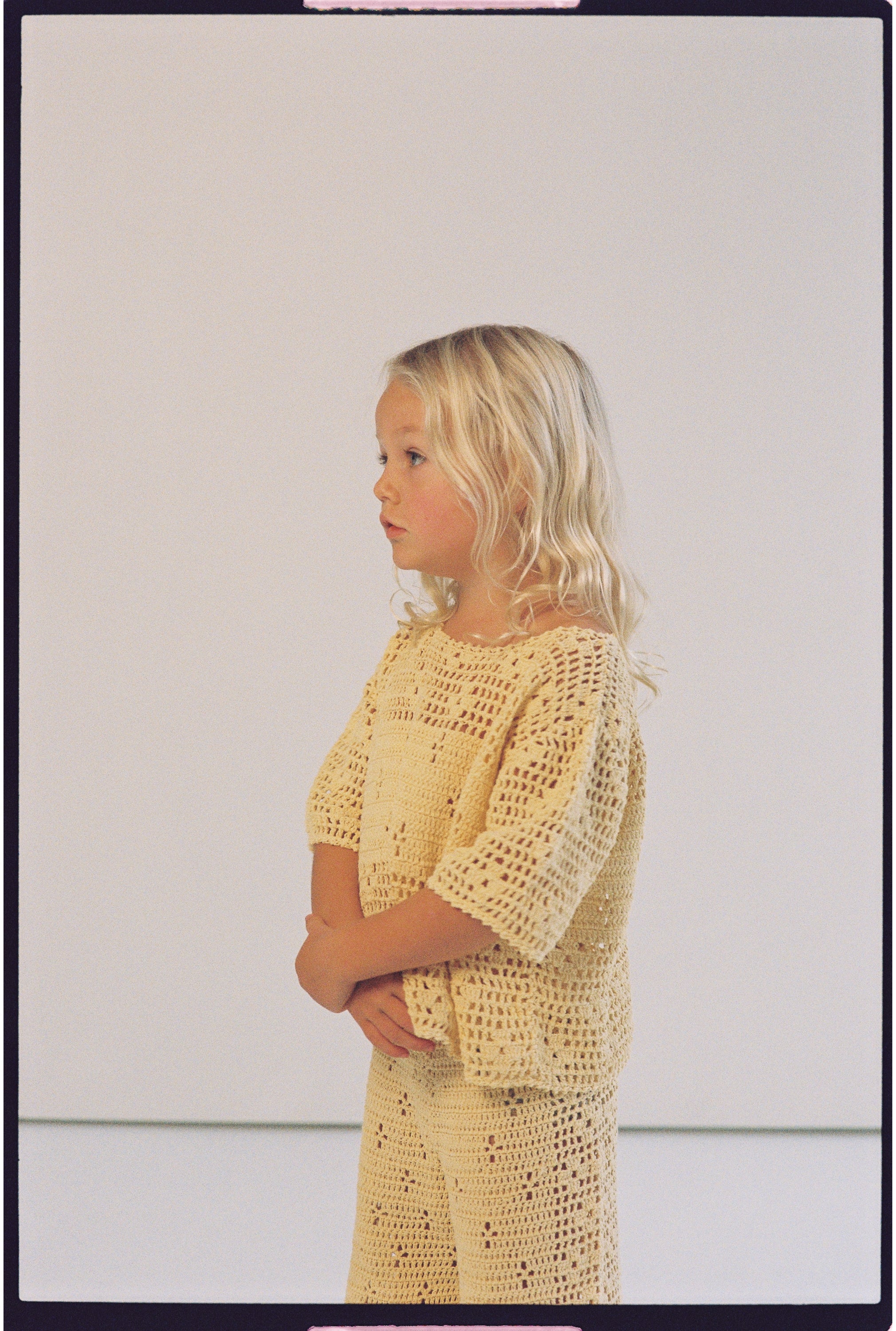Filet Crochet Crop | Butter