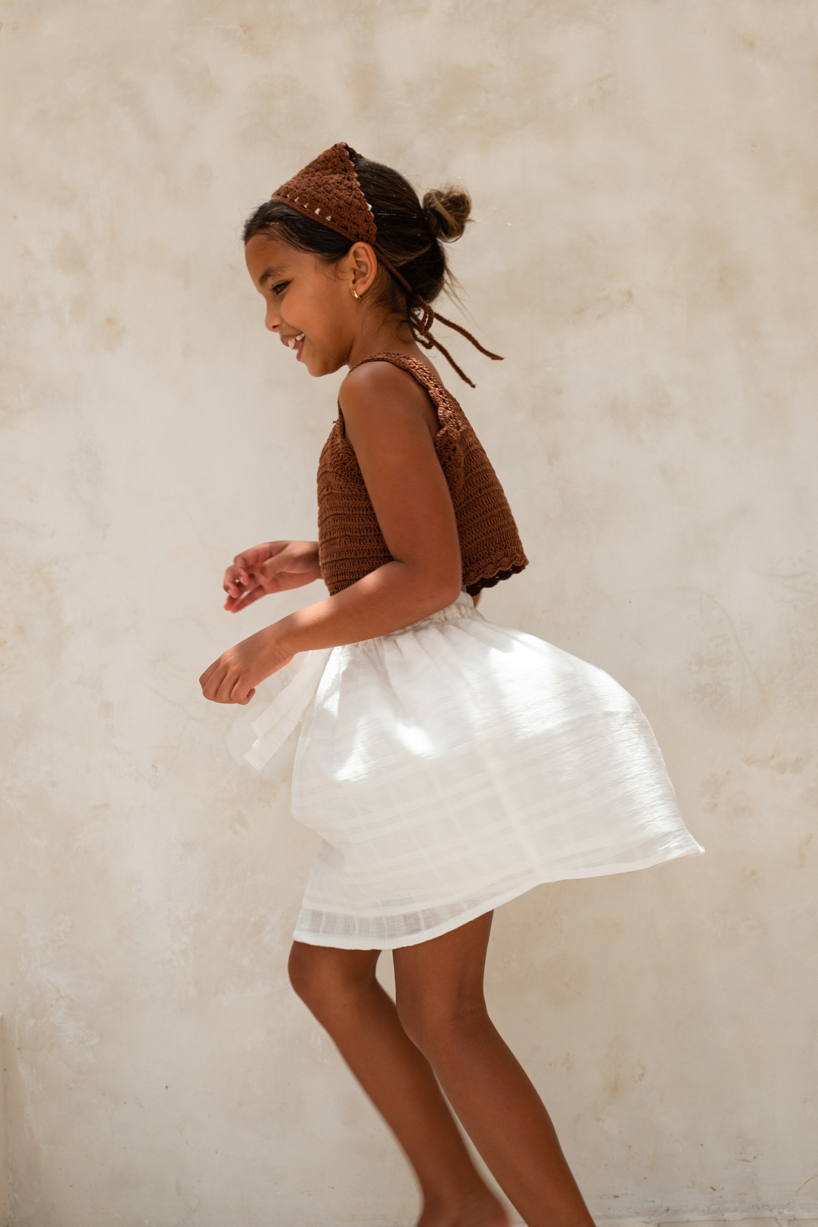 girls cotton skirt