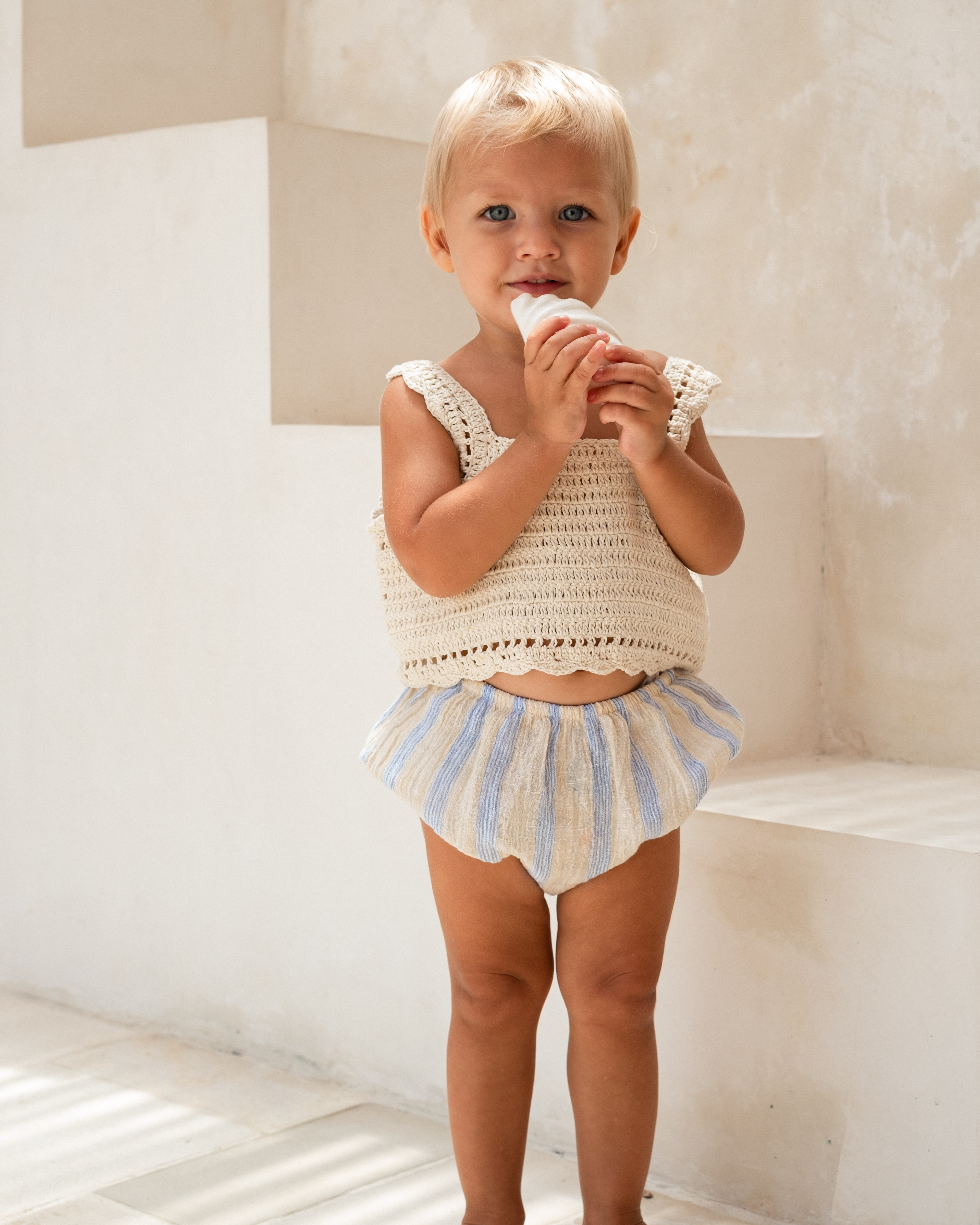 Vali Bloomer | Yellow & Blue Stripe