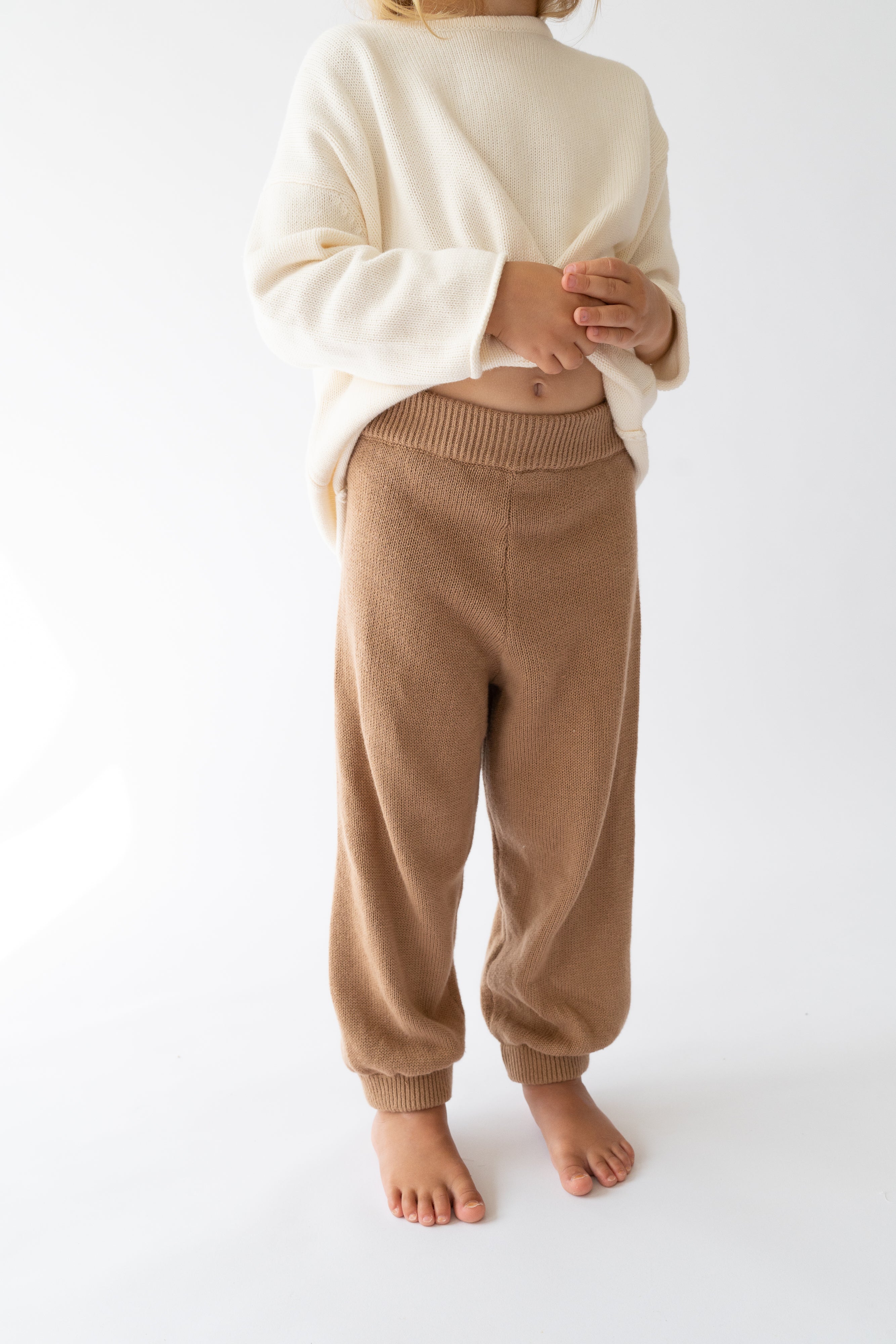 Essential Knit Unisex Pants | Chocolate