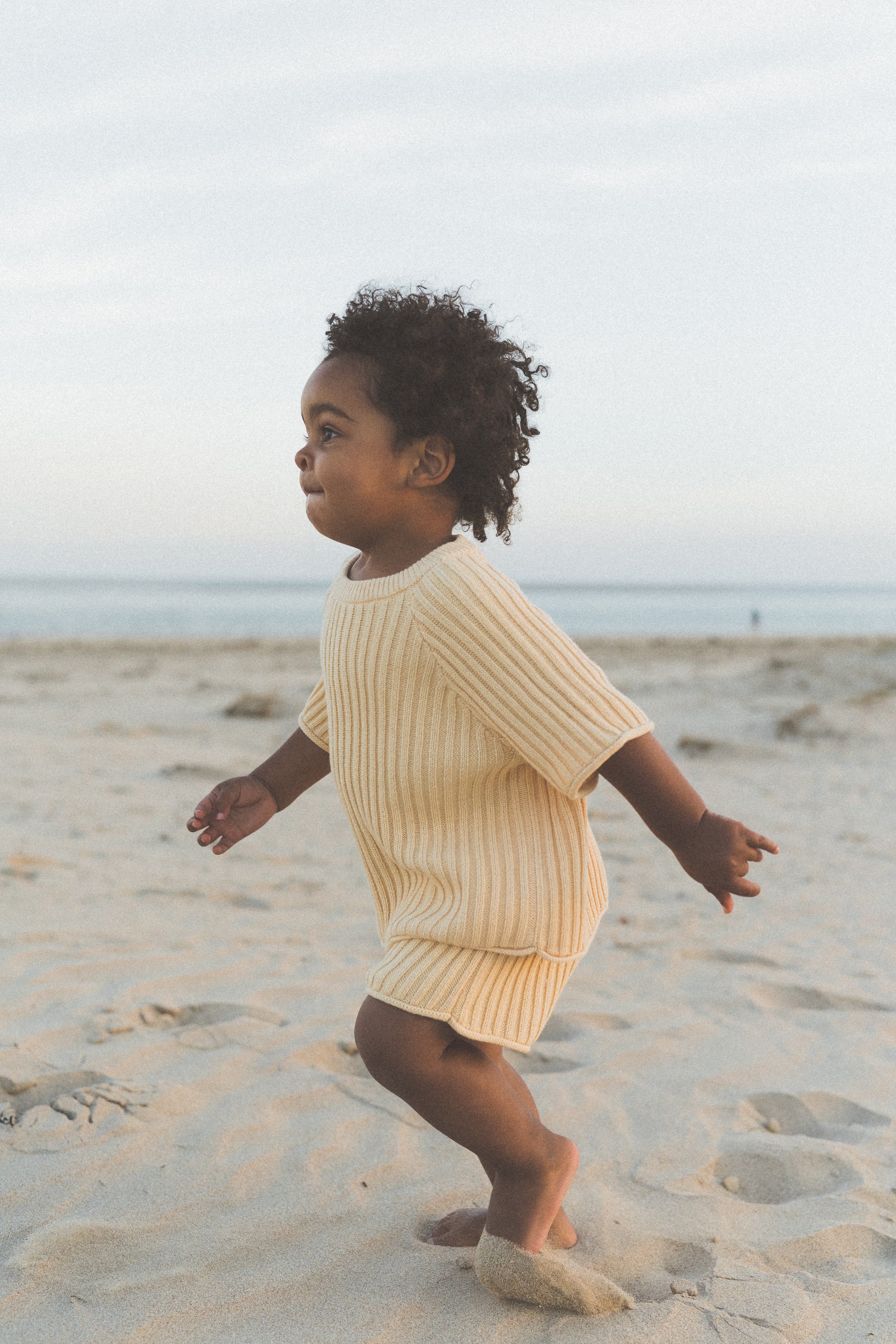 Essential Ribbed Knit Unisex Shorts | Butter