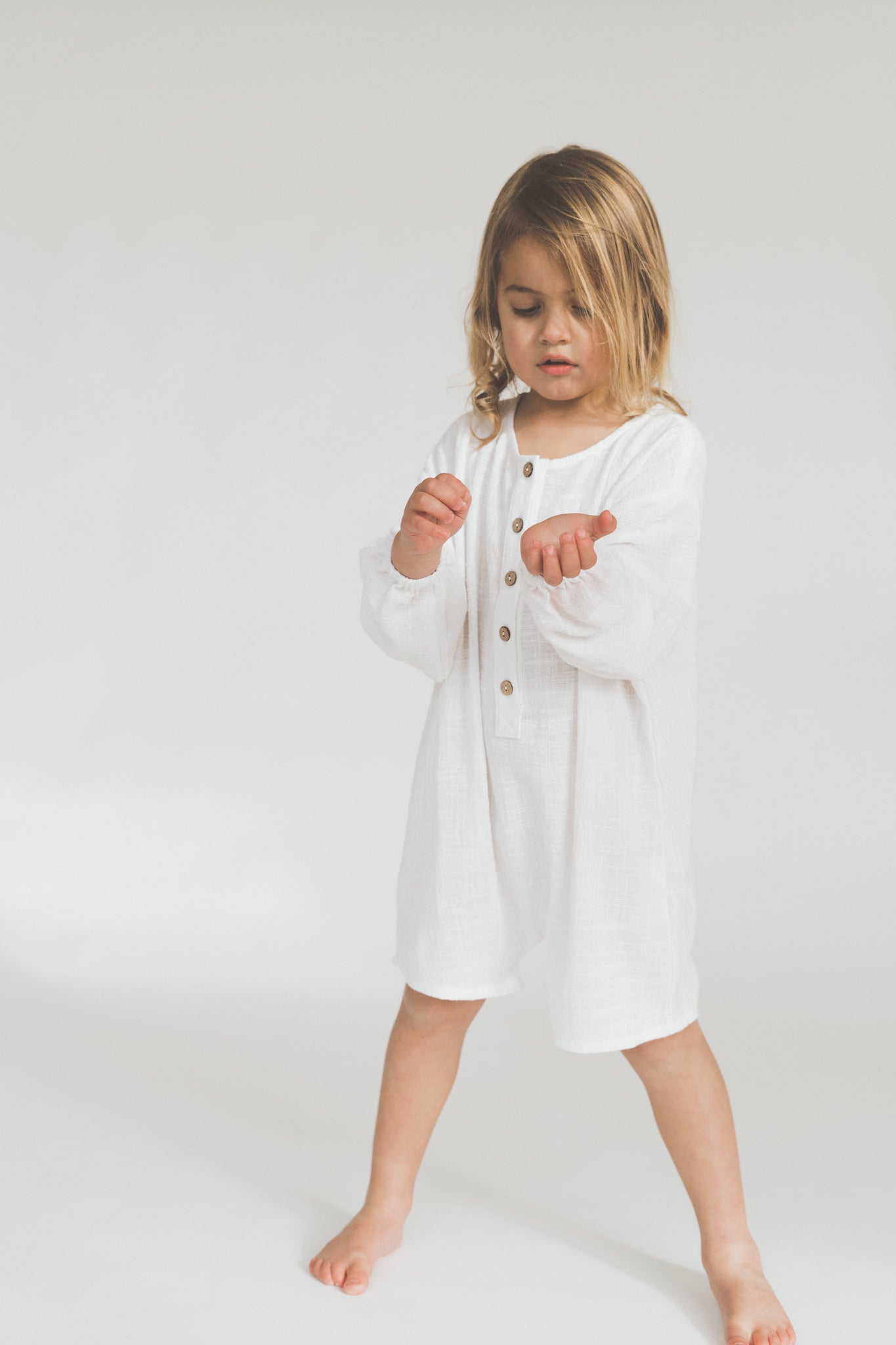 Husk Romper | White