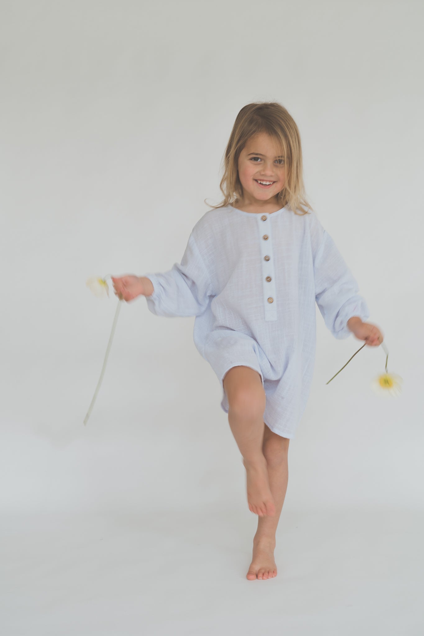 Husk Romper | Powder Blue