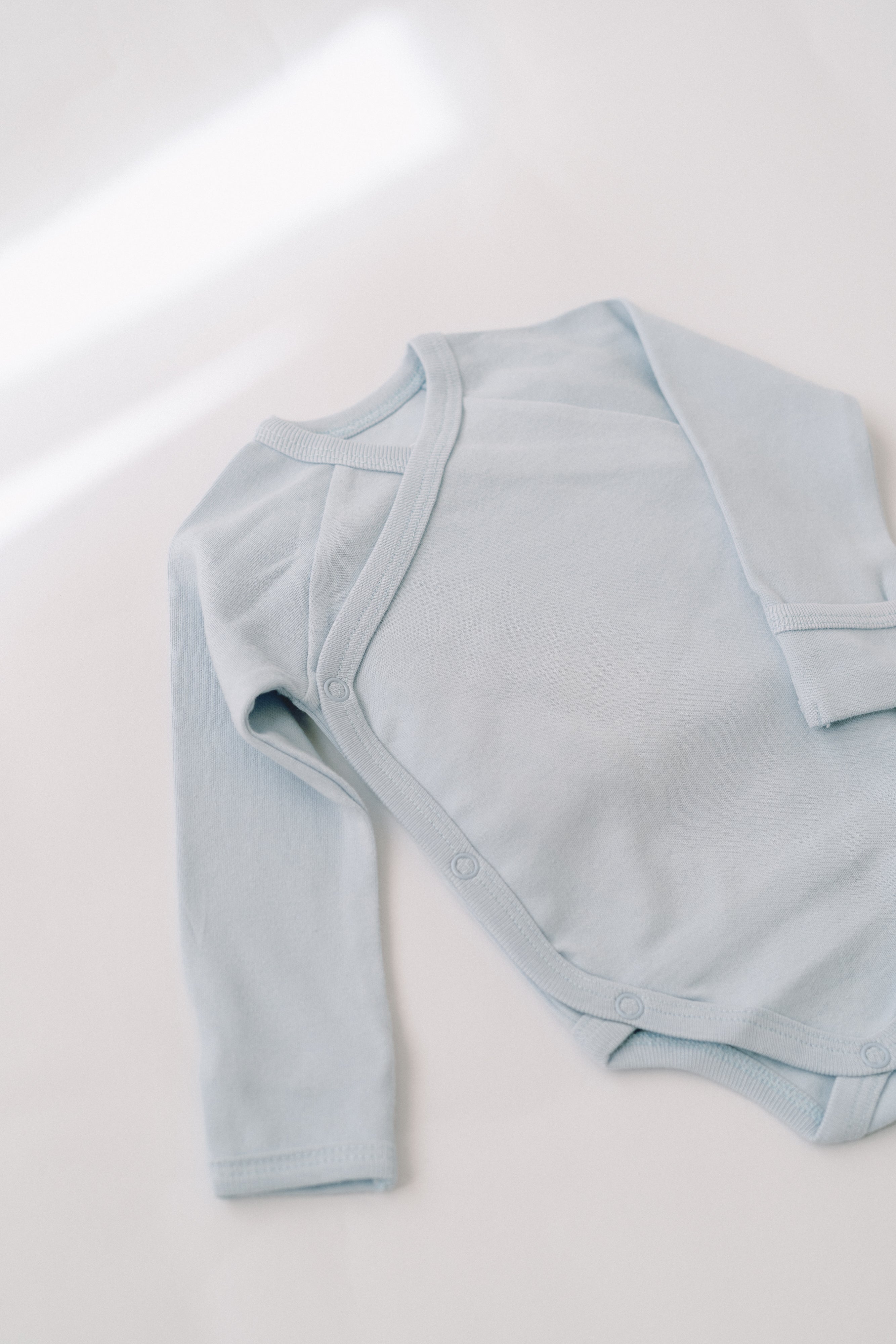 kimono baby bodysuit romper organic cotton