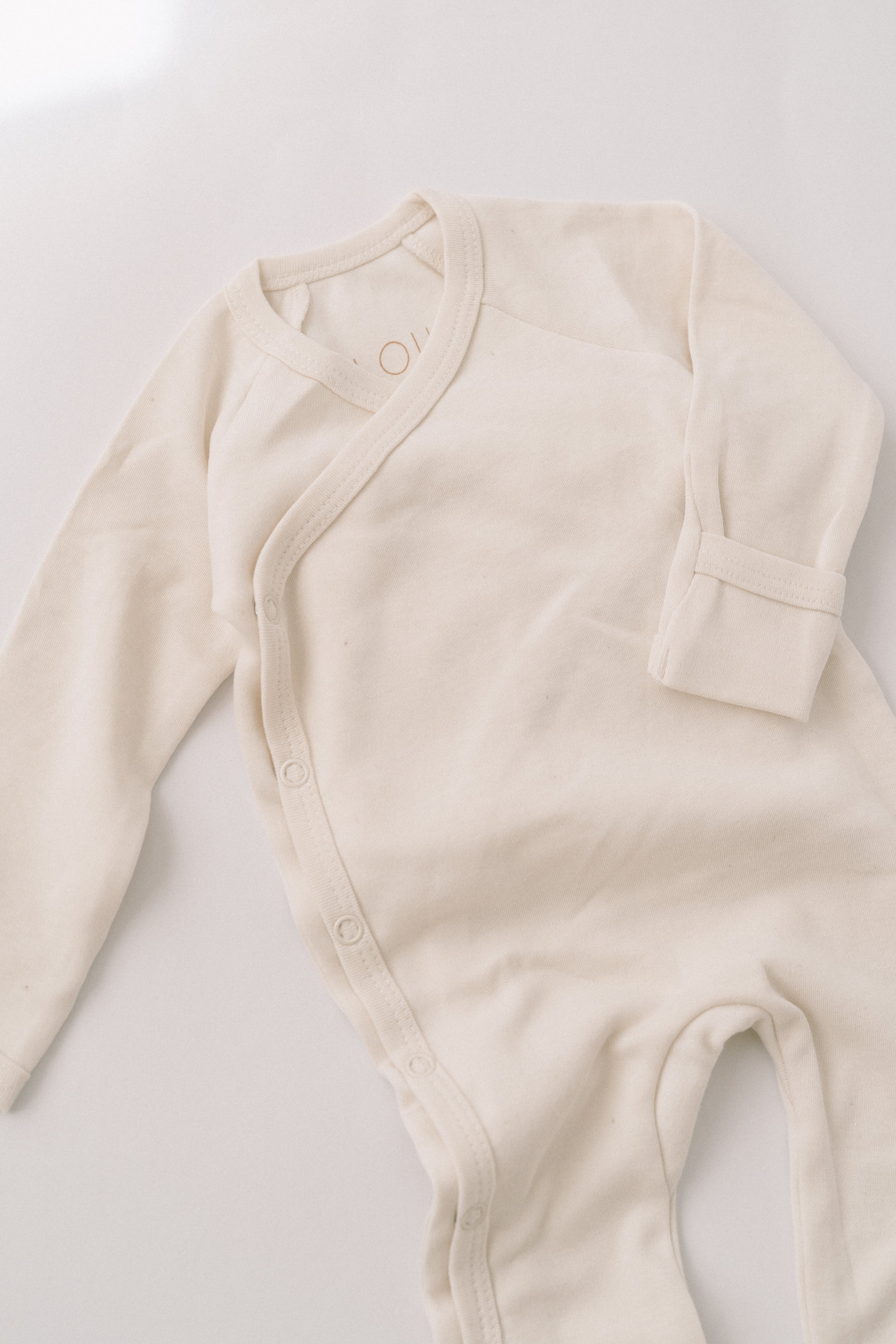 footed baby bodysuit romper organic cotton