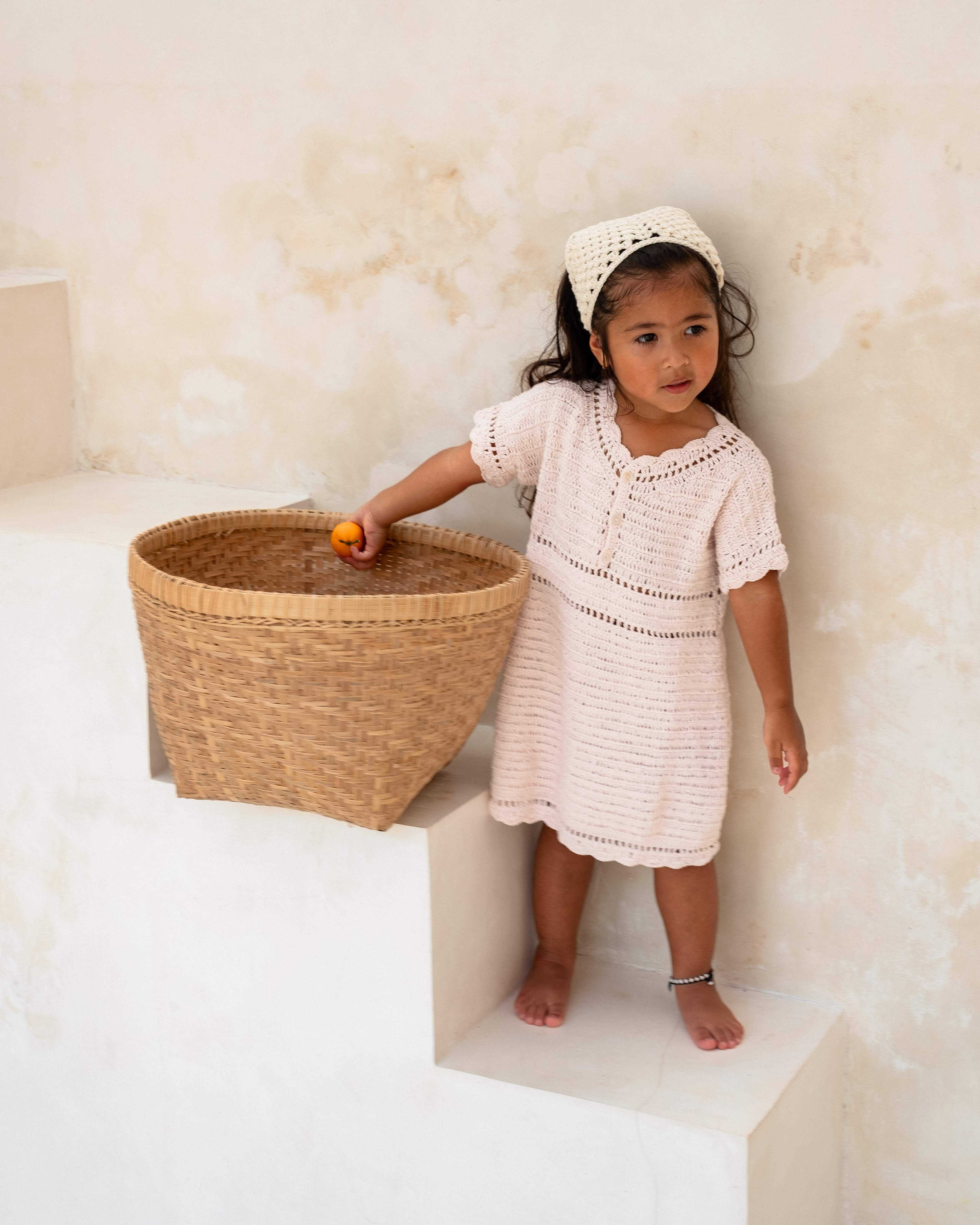 children crochet dress. 100% cotton. Girls crochet dress