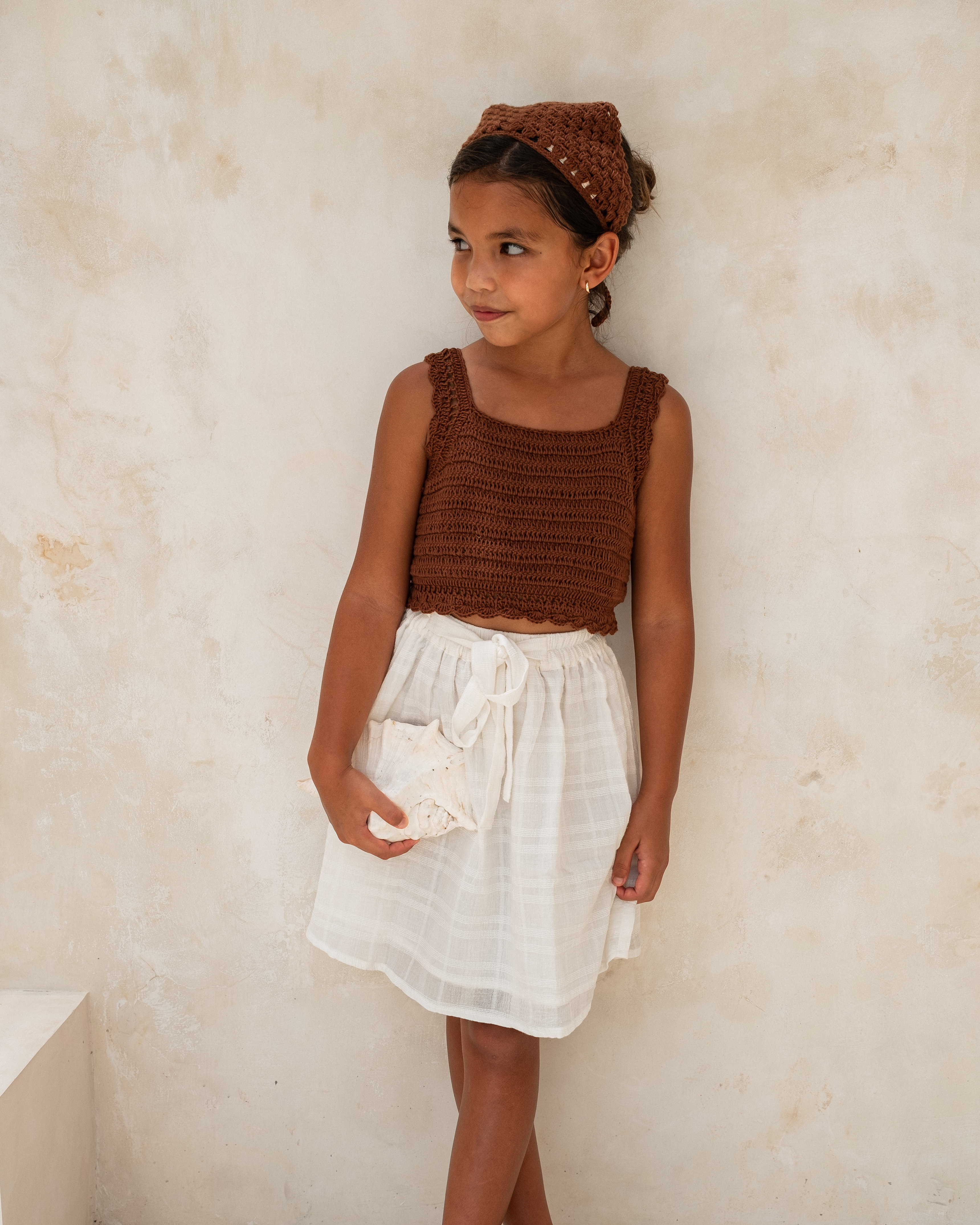 girls cotton skirt