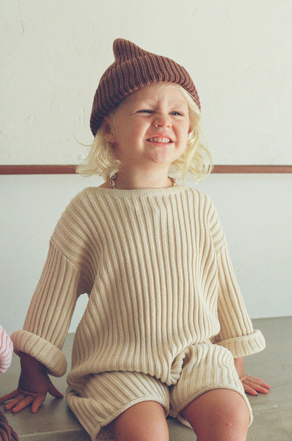 Knit Beanie | Cocoa