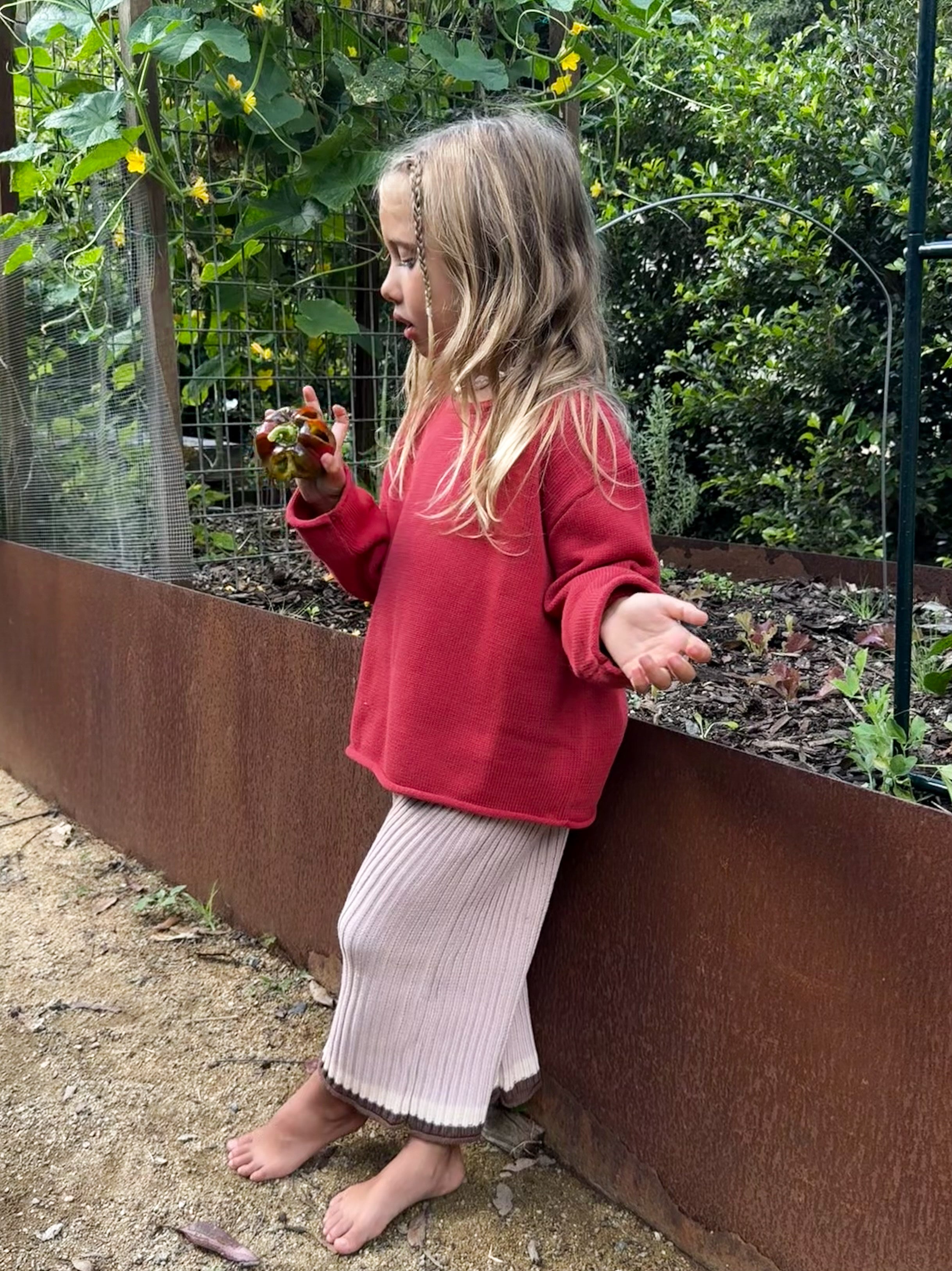 Essential Knit Jumper | Chilli