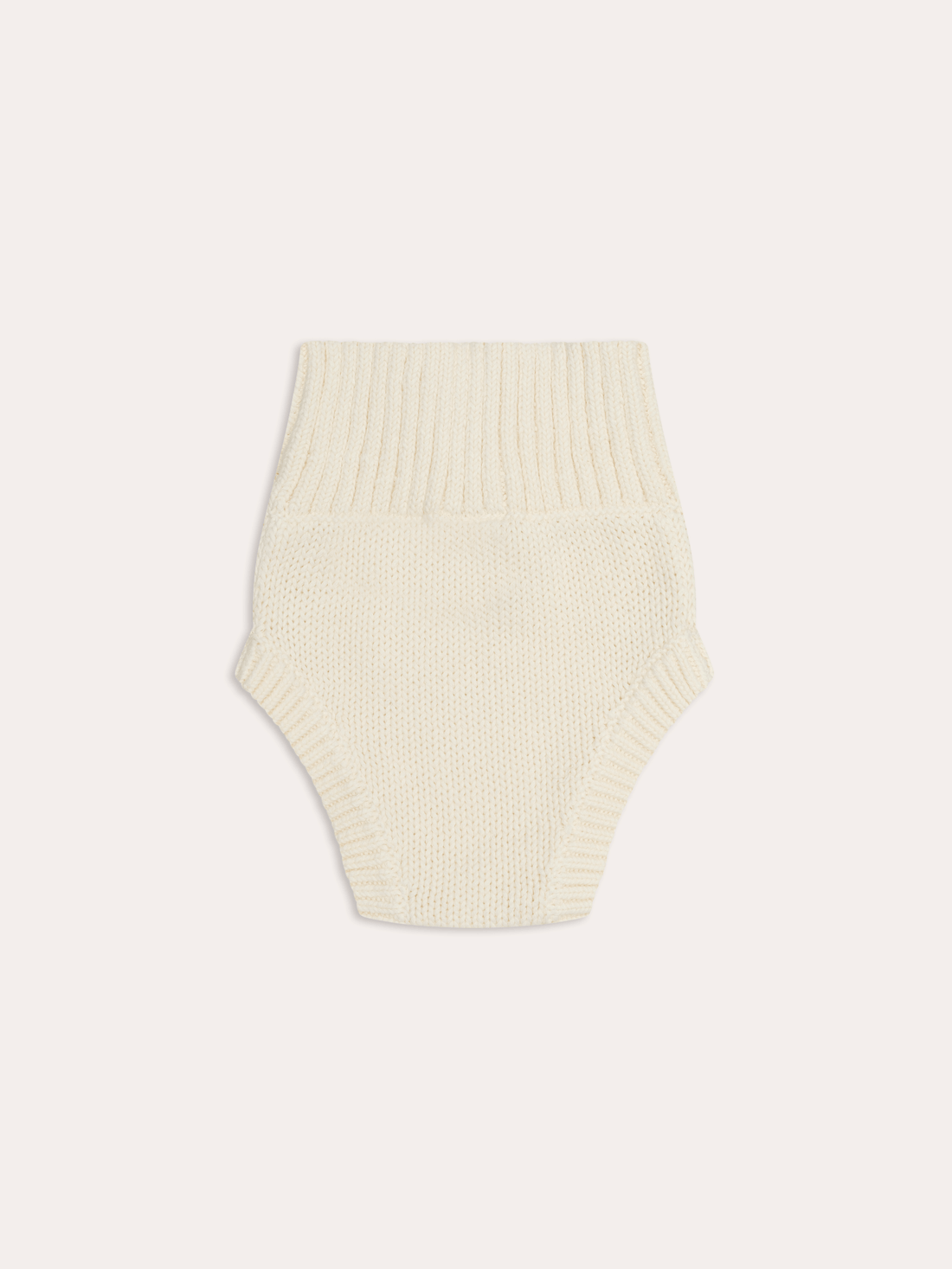 Unisex Dusky Knit Baby Bloomer | Vanilla