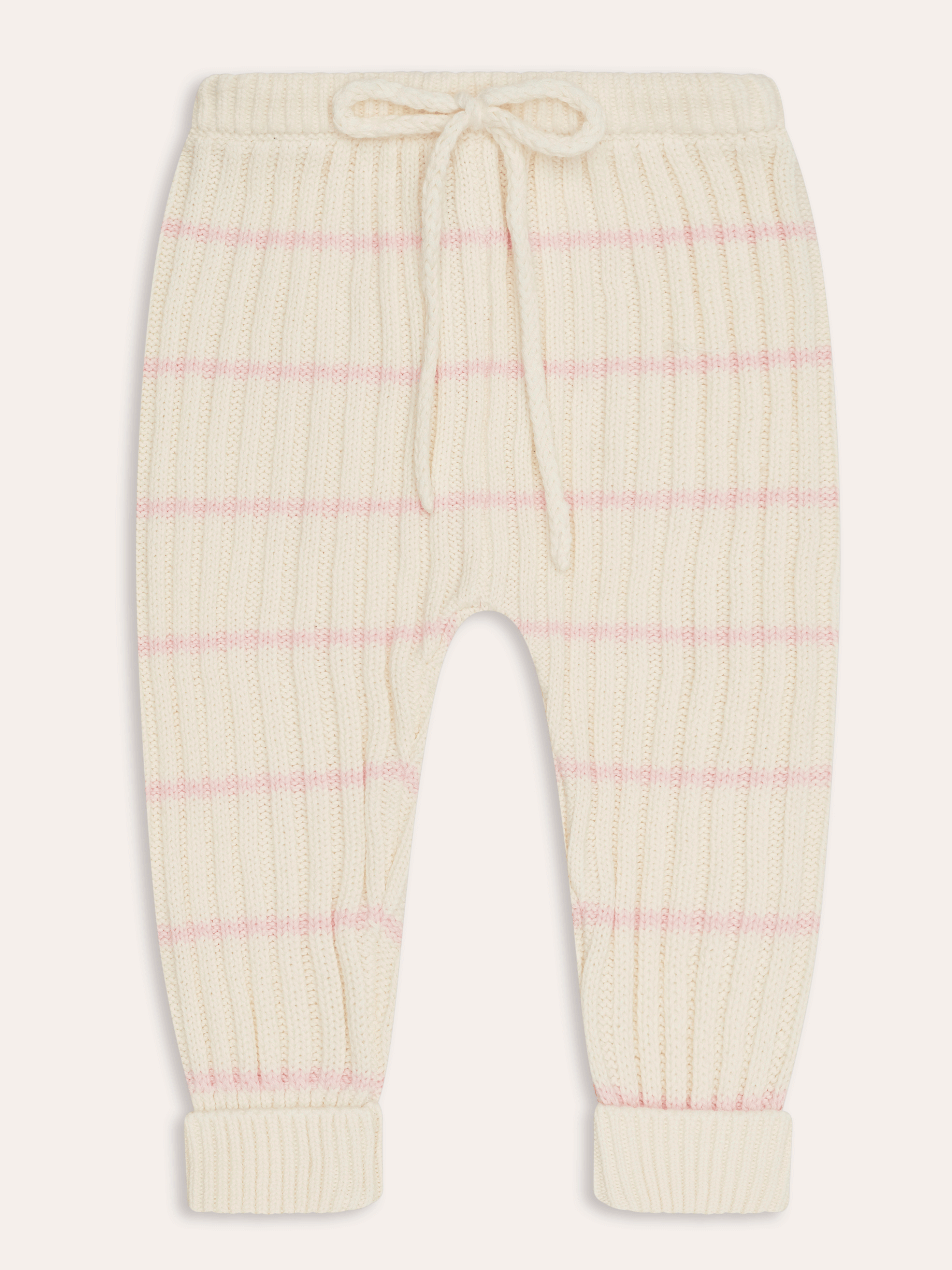 Joey baby knit Pants | Pink Stripe