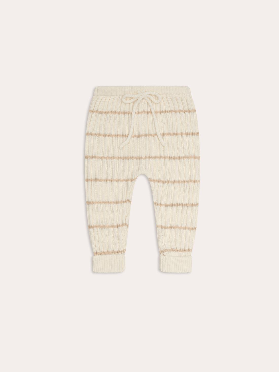 Joey baby knit Pants | Sand Stripe