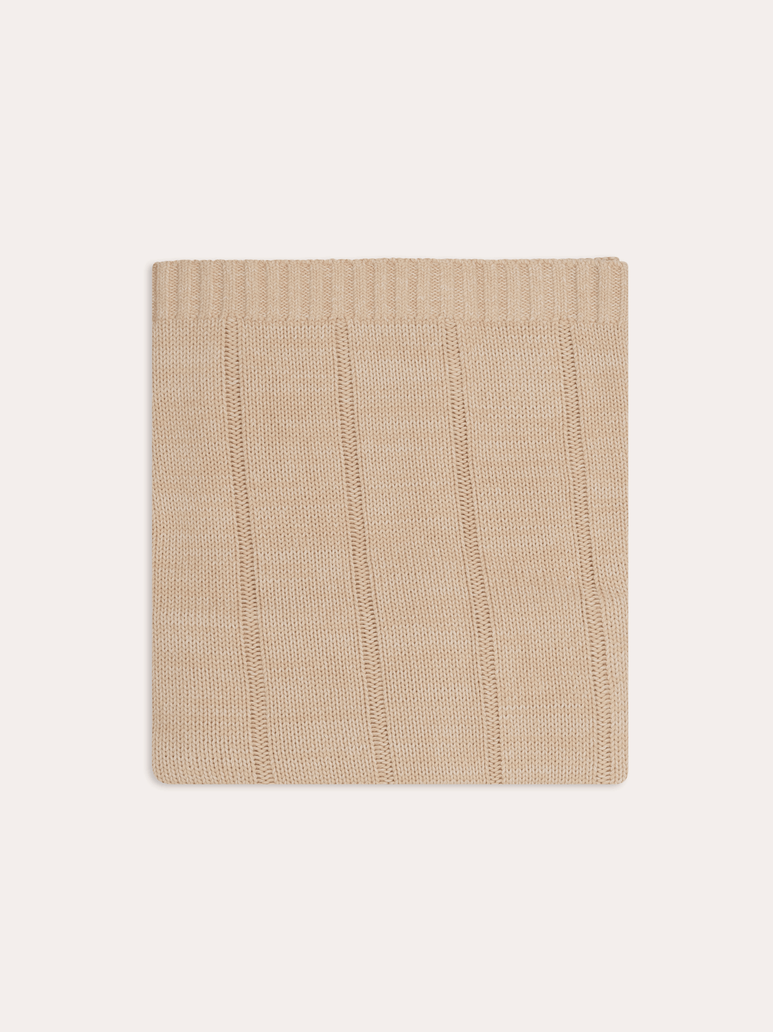 Unisex Baby Knit Blanket | Sand