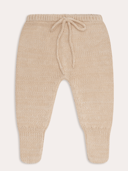 Poet baby knitted Pants | Sand