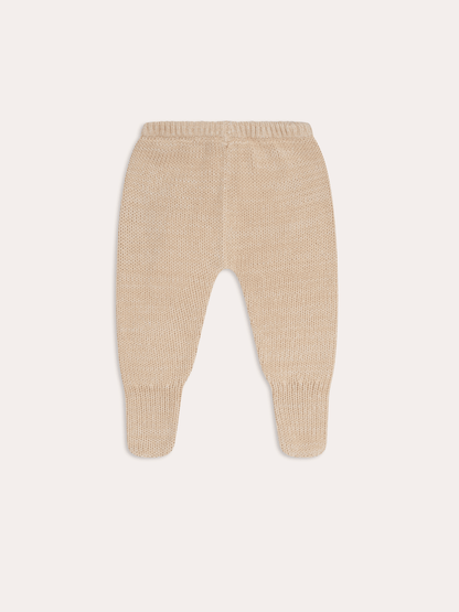 Poet baby knitted Pants | Sand