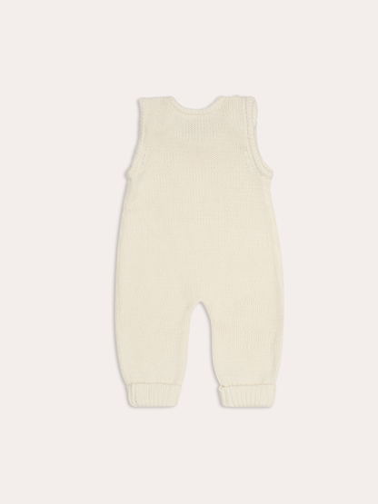Tully Baby Singlet Knit Onesie | Vanilla
