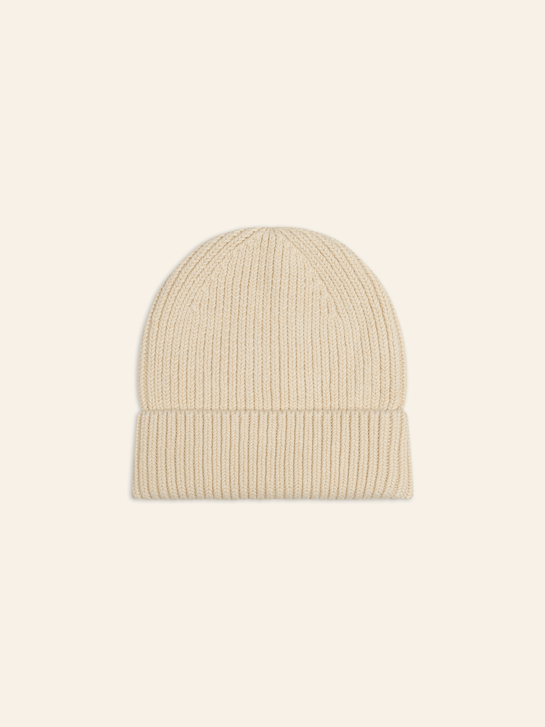 Knit Beanie | Biscuit