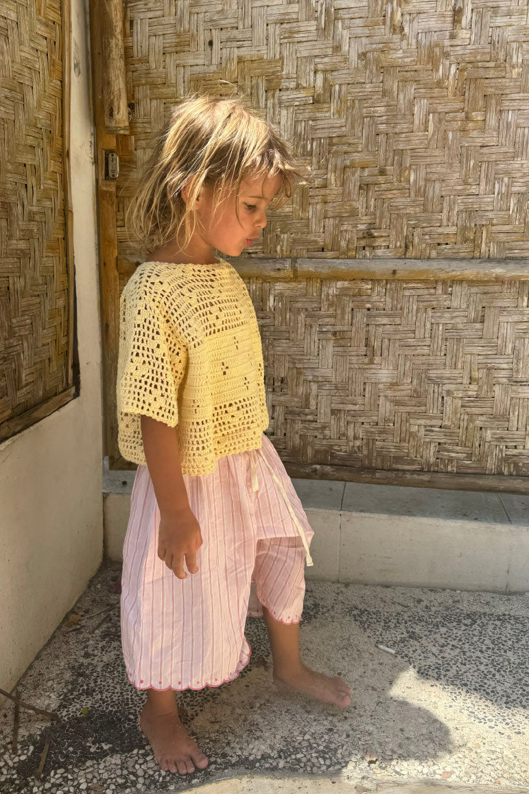 Fleur Pants | Pink Stripe