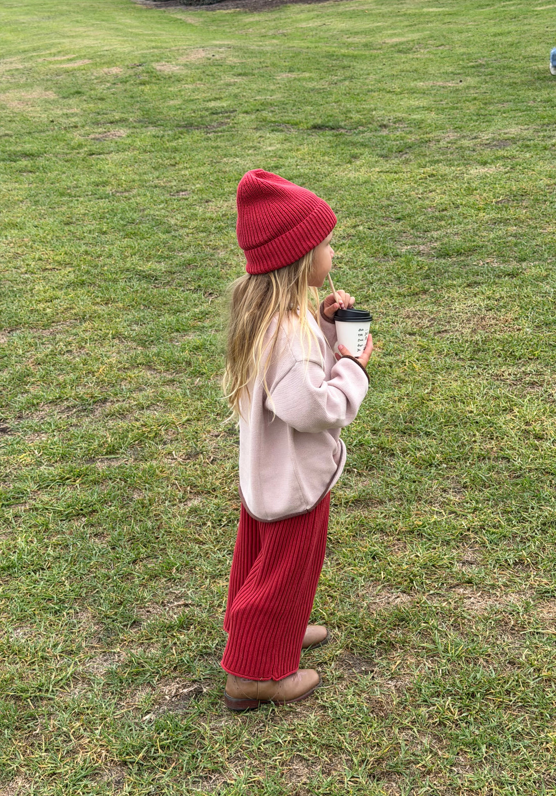 Essential Knit Pant | Chilli