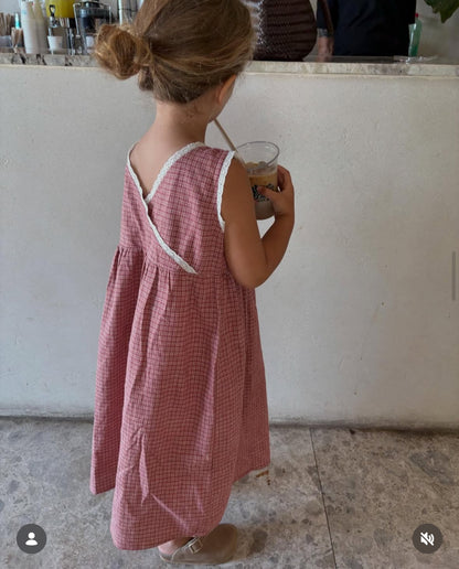 Eden Dress | Red Plaid