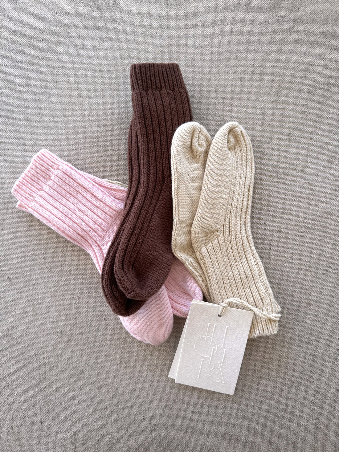 Knit Socks | Biscuit